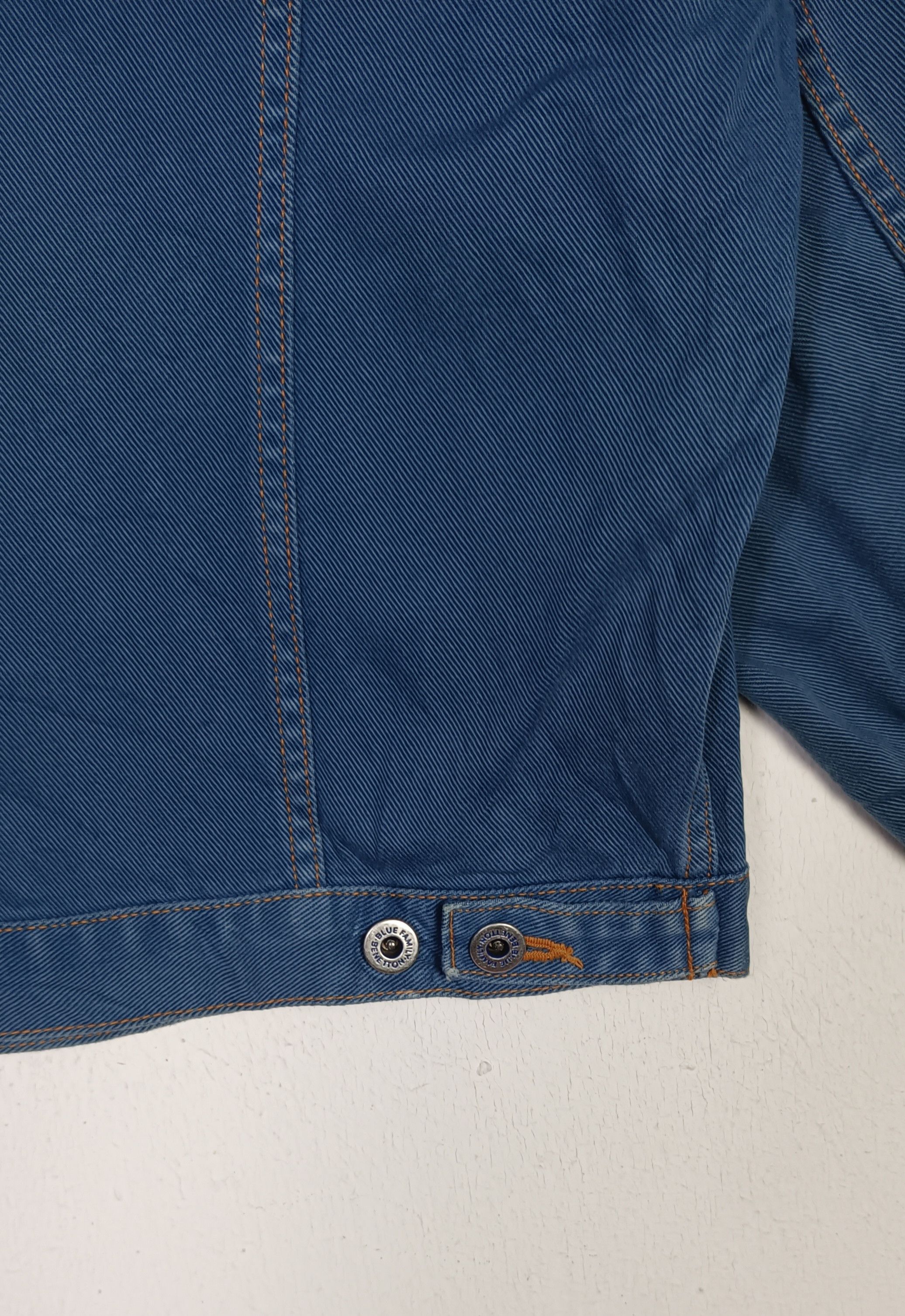 Benetton × Vintage Blue Family by Benetton Denim Jacket Size US M / EU 48-50 / 2 - 7 Thumbnail