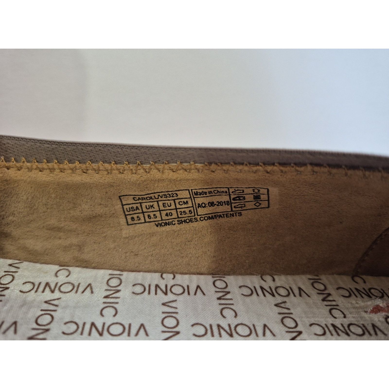 Vionic Vionic Spark Caroll Ballet Flats Lilac Metallic Size 8.5 Size US 8.5 / IT 38.5 - 4 Thumbnail