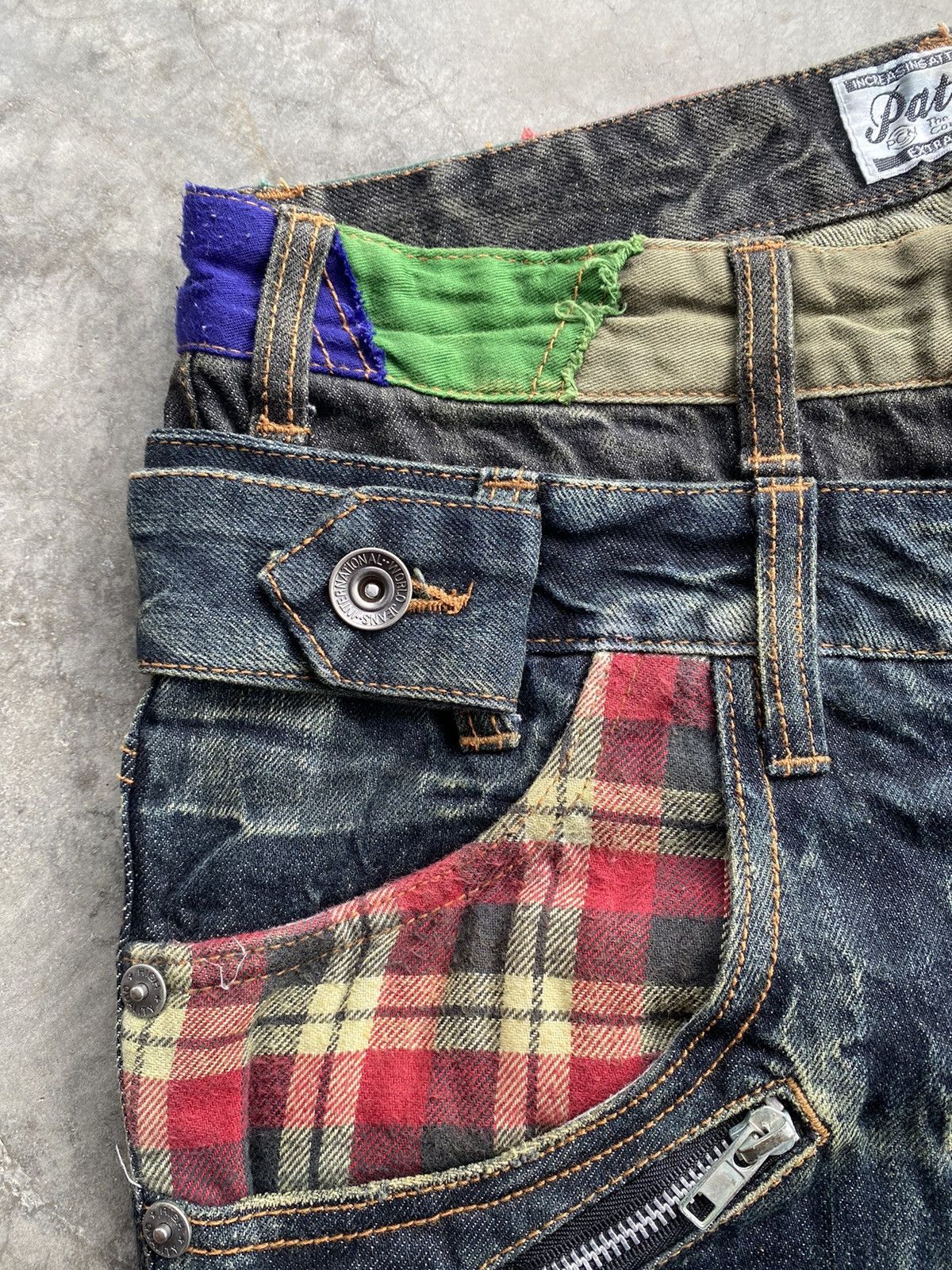 Tornado Mart Japanese Patina Bondage Mud Rusty Lightning Distressed Jeans Size US 30 / EU 46 - 19 Thumbnail