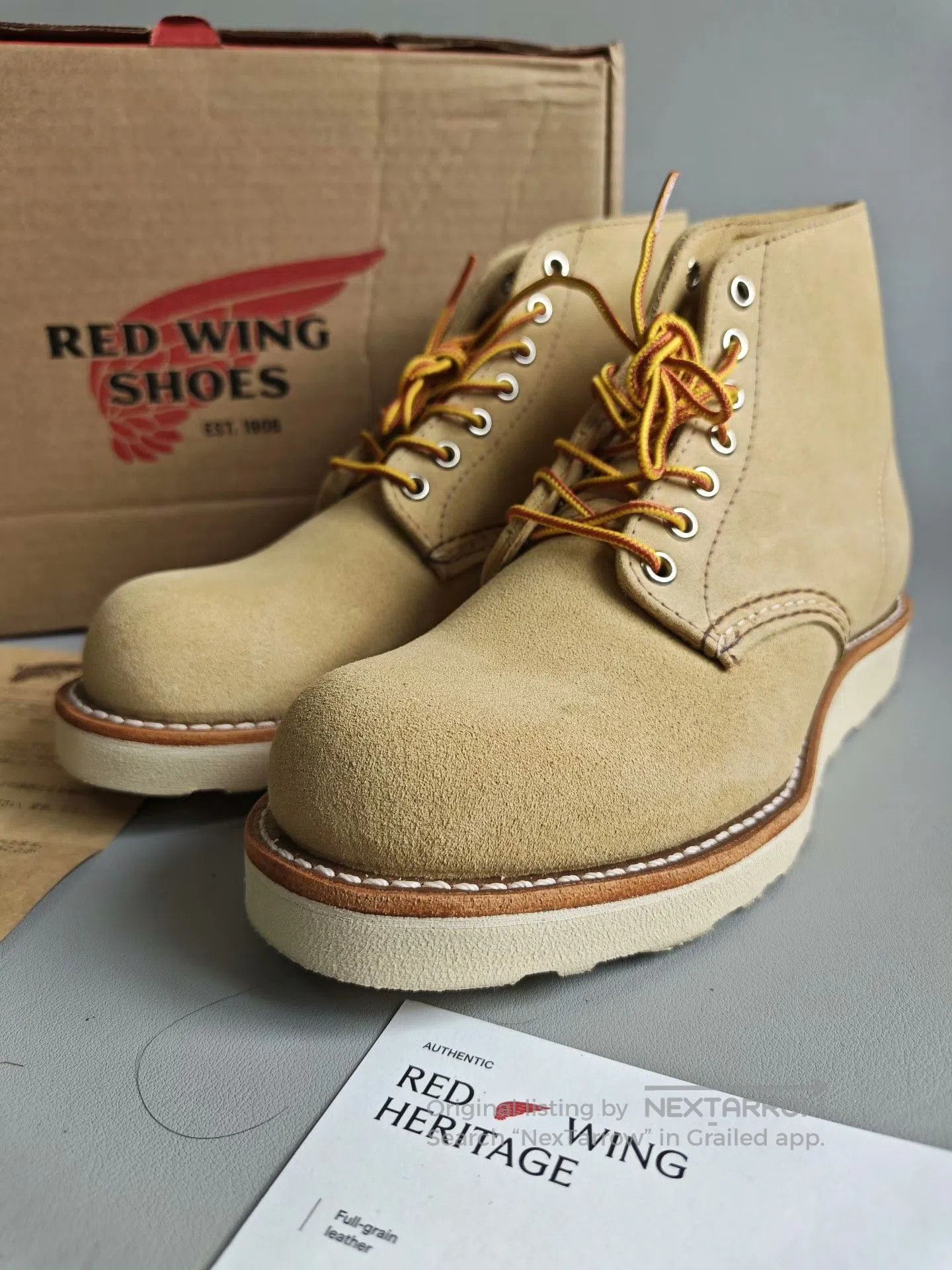 Red Wing Red Wing 8167 Suede Work Boots. Size US 6 / EU 39 - 3 Thumbnail