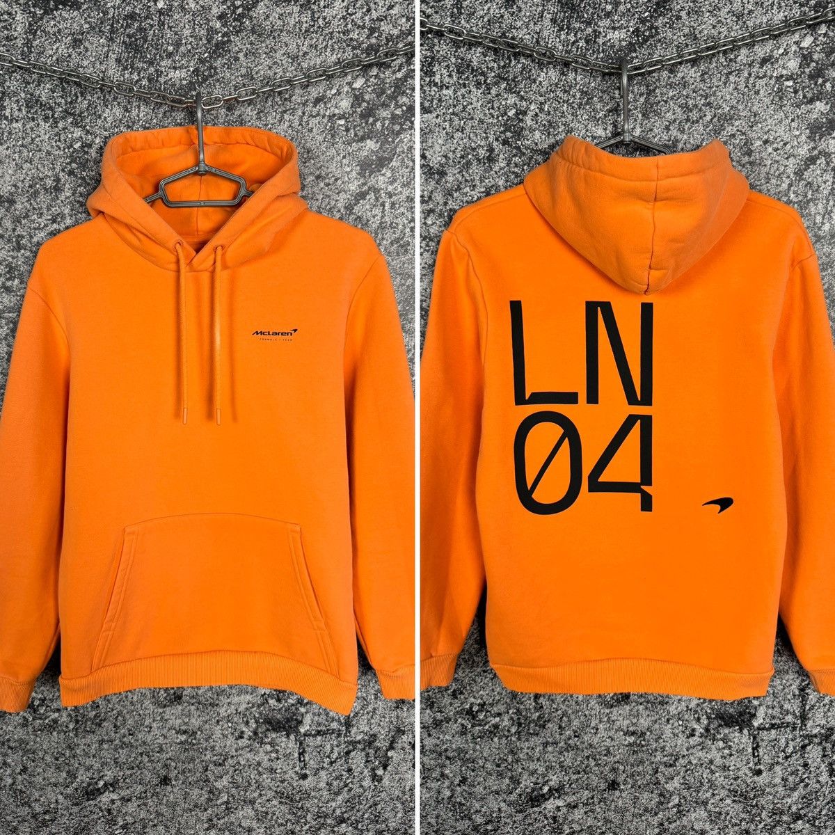 Formula 1 McLaren Lando Norris LN04 Racing Hoodie Formula 1 Team Sz S Size US S / EU 44-46 / 1 - 1 Thumbnail