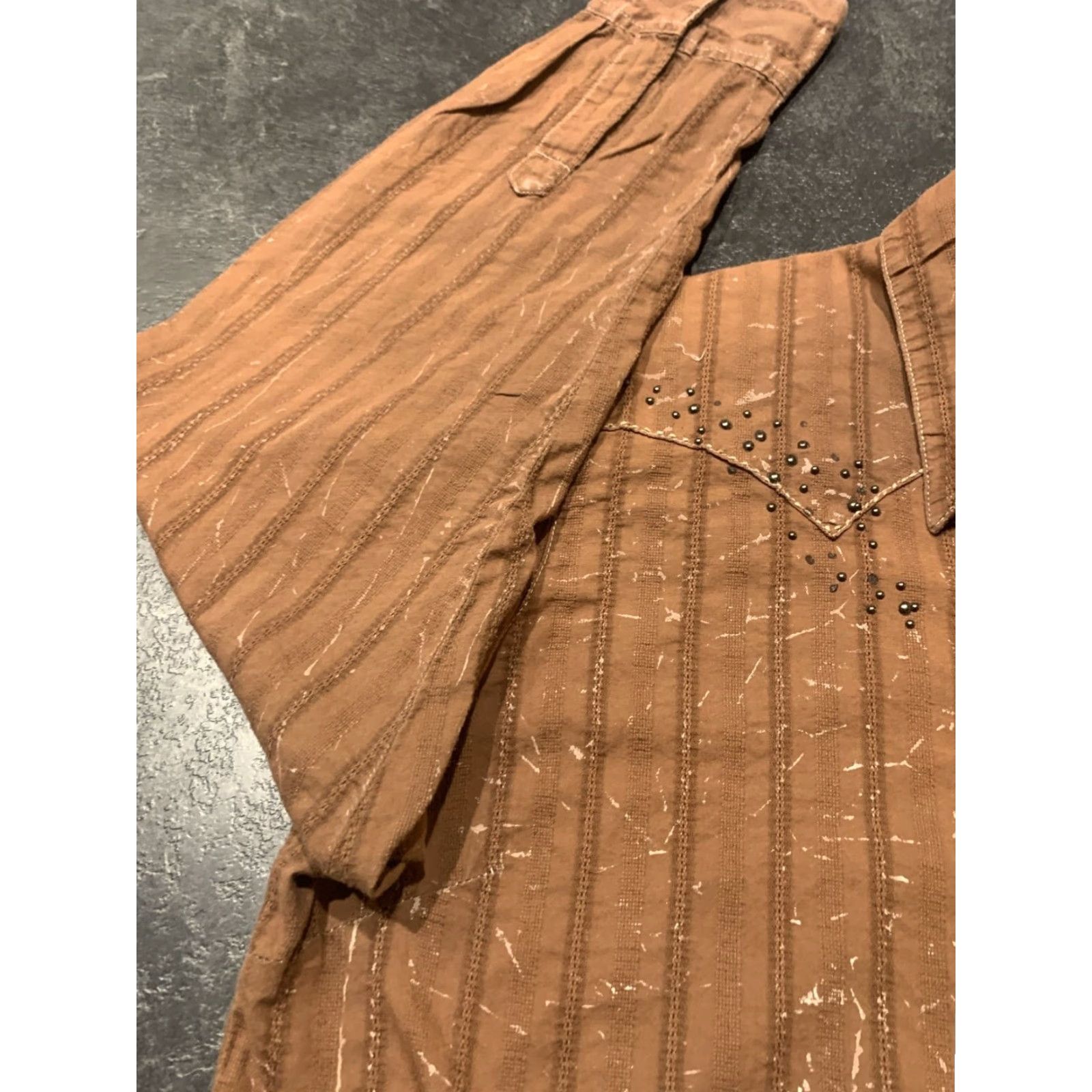 47 VINTAGE Western Shirt Men’s 2XL Long Sleeve Brown Western Button-Up 47 Western Theme Size US XXL / EU 58 / 5 - 6 Thumbnail