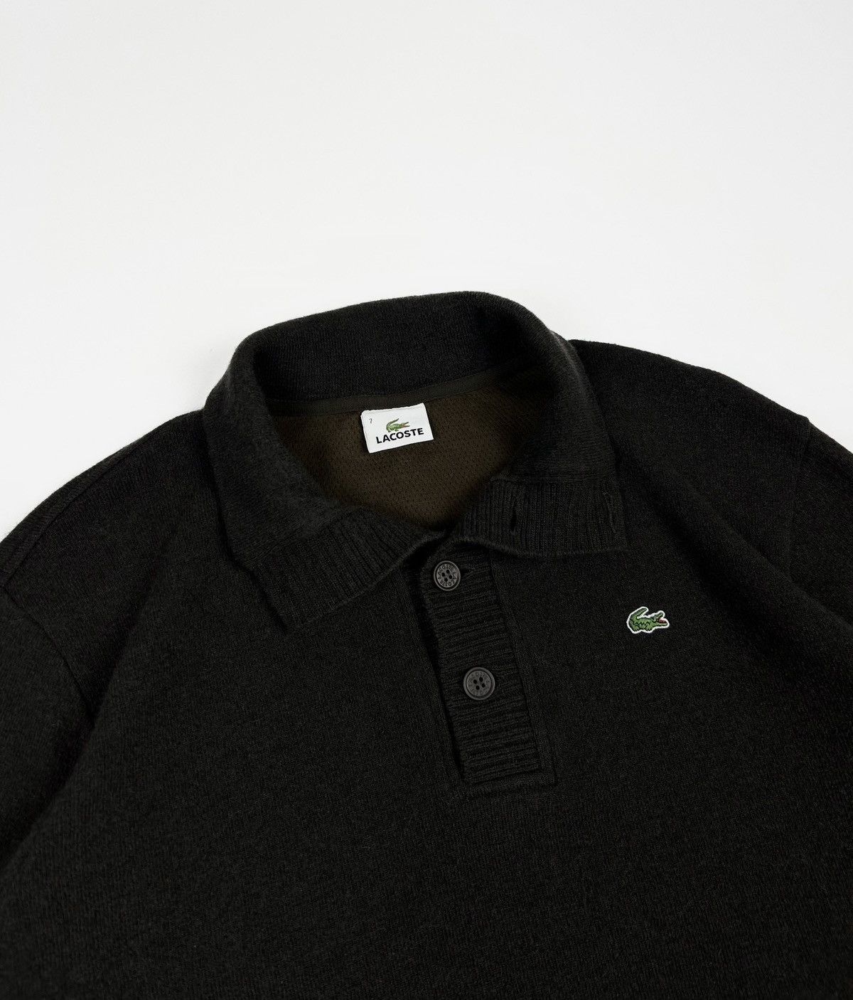 Lacoste × Vintage Vintage LACOSTE brown wool sweater Size US XL / EU 56 / 4 - 5 Thumbnail