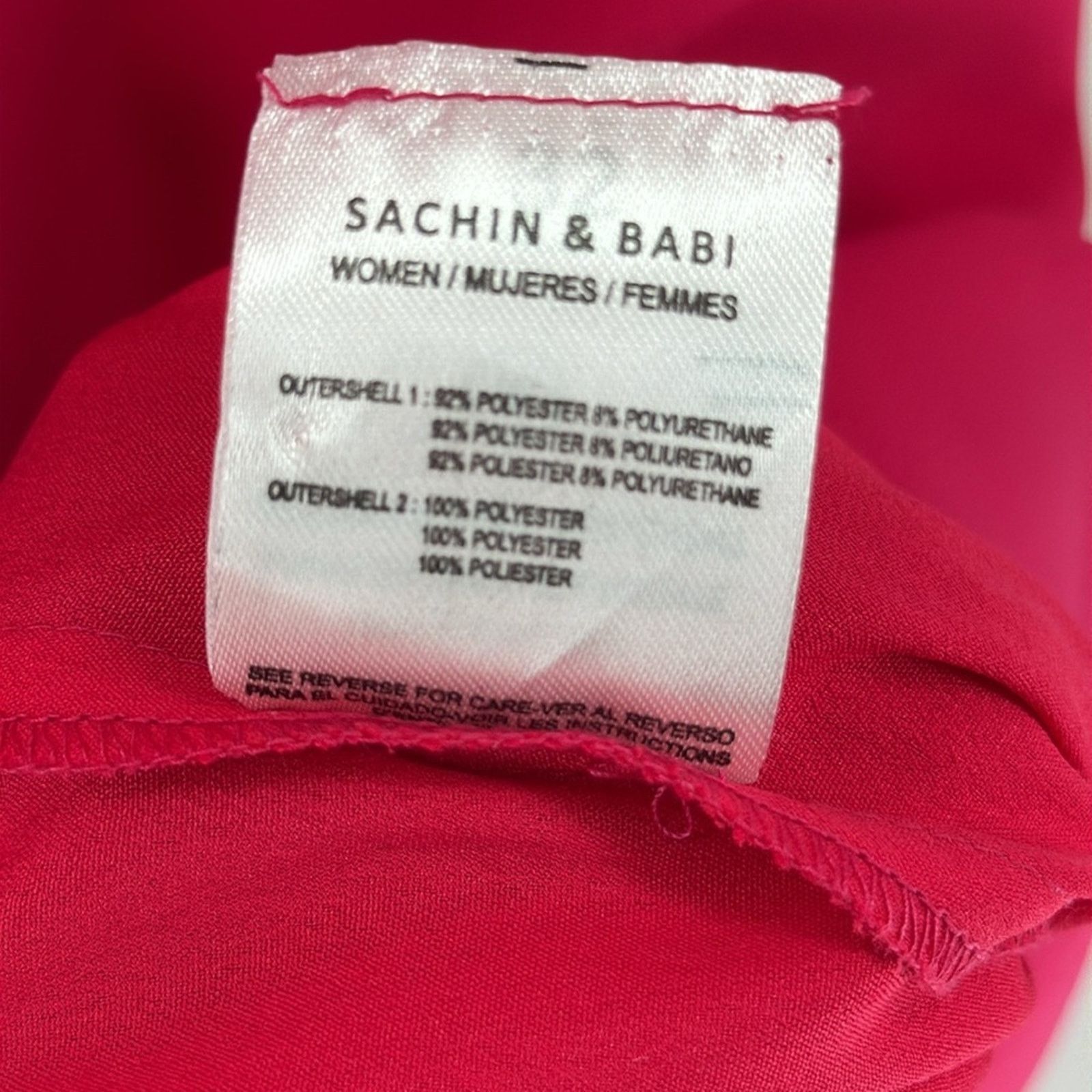 Sachin & Babi Sachin & Babi Aria Embroidered Dress Fuchsia Gown Size 2 Size XS / US 0-2 / IT 36-38 - 6 Thumbnail