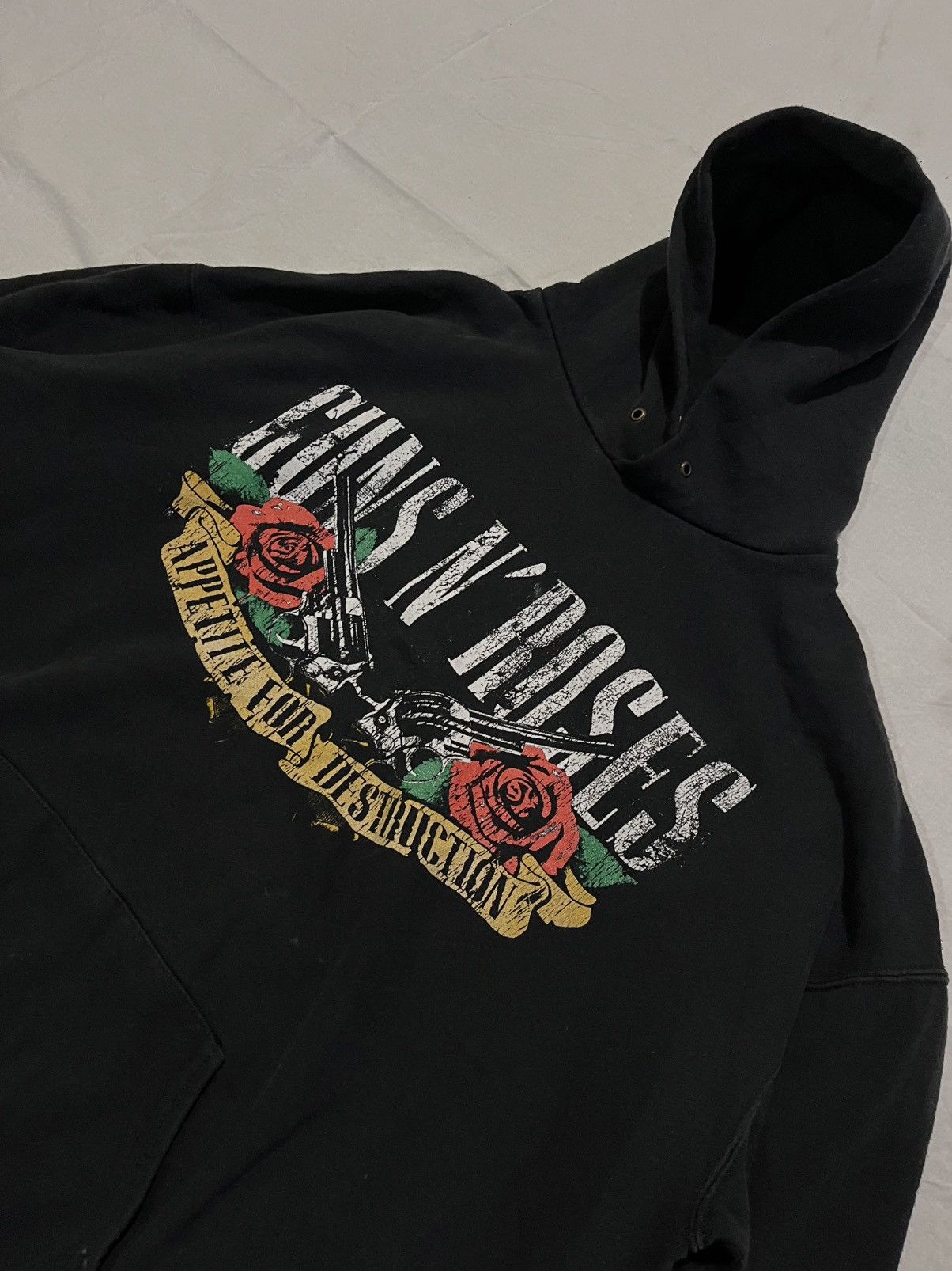 Guns N' Roses VTG Guns N’ Roses “Appetite for Destruction” Black Hoodie Size US XXL / EU 58 / 5 - 3 Thumbnail
