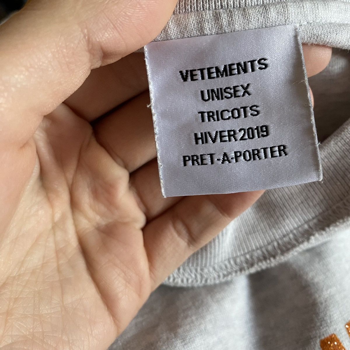 Vetements Vetements My Boyfriend Is A Vampire Inside Out Crewneck Size US S / EU 44-46 / 1 - 4 Thumbnail