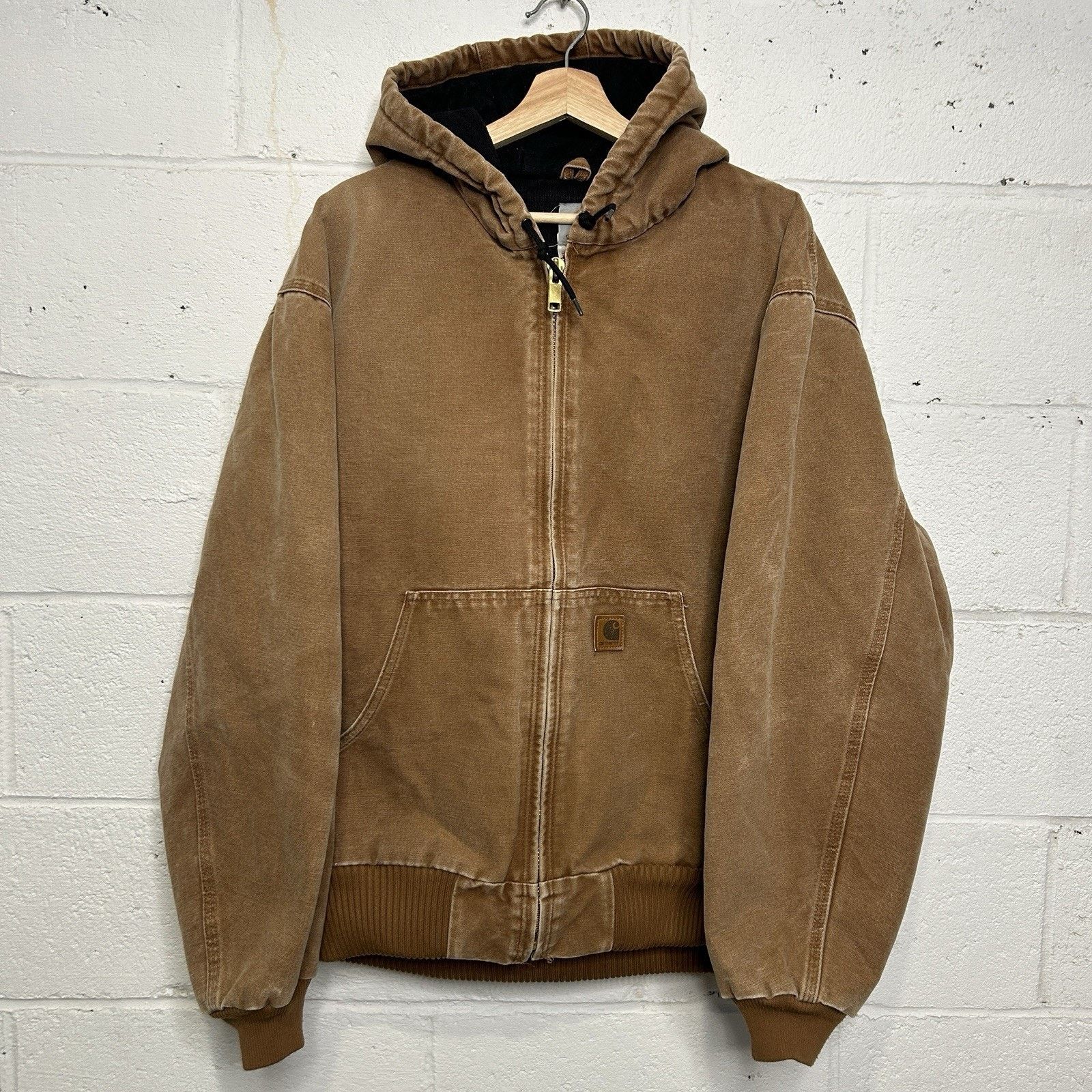 Carhartt Carhartt Hooded Quilt-Lined Active Jacket “Brown” J130-211 Size US XL / EU 56 / 4 - 1 Thumbnail