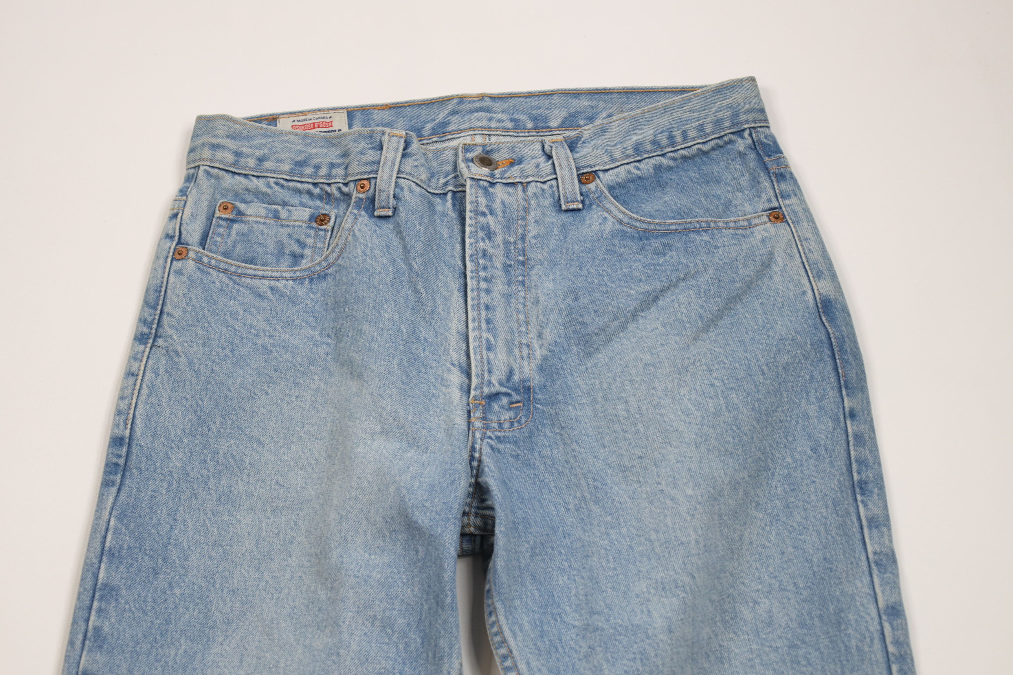 Vintage Vintage 90s Streetwear Straight Leg Denim Jeans Blue Cotton Size US 31 - 2 Thumbnail