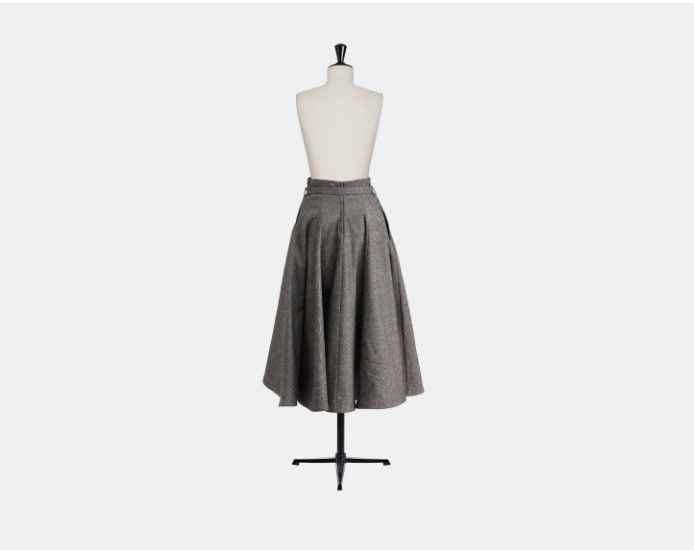 Dior o1w1db10225 Skirt in Grey Size 32" / US 10 / IT 46 - 2 Thumbnail
