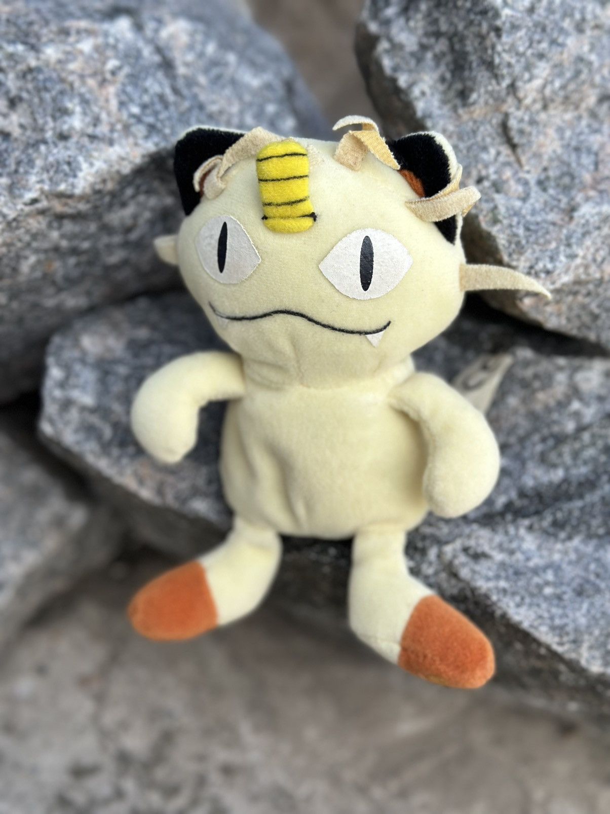 Pokemon Vintage Pokémon Toy Meowth Plush Toy 1996 Size ONE SIZE - 5 Thumbnail