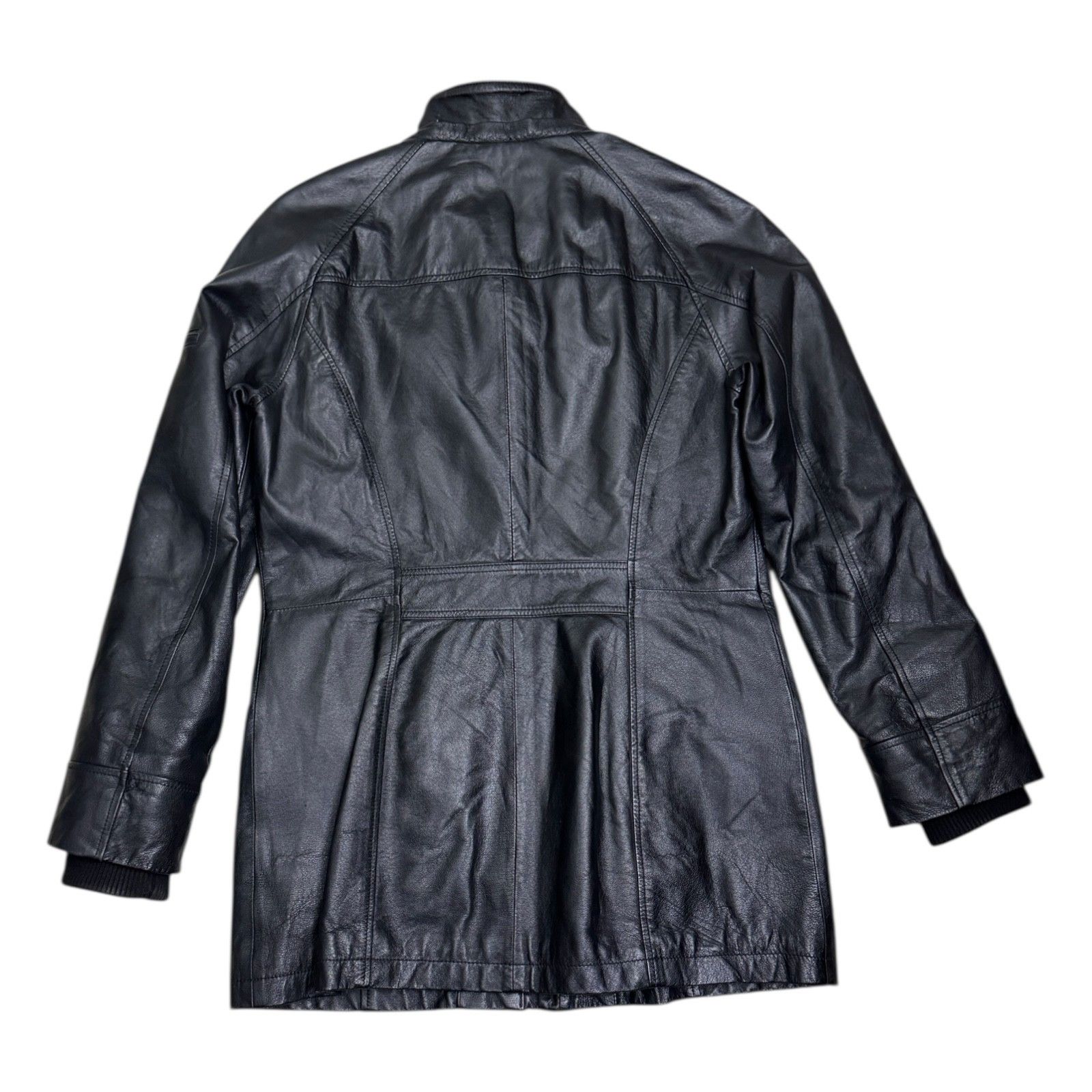 Danier DANIER GENUINE LEATHER Luxury Designer Leather Coat Small Size S / US 4 / IT 40 - 3 Thumbnail