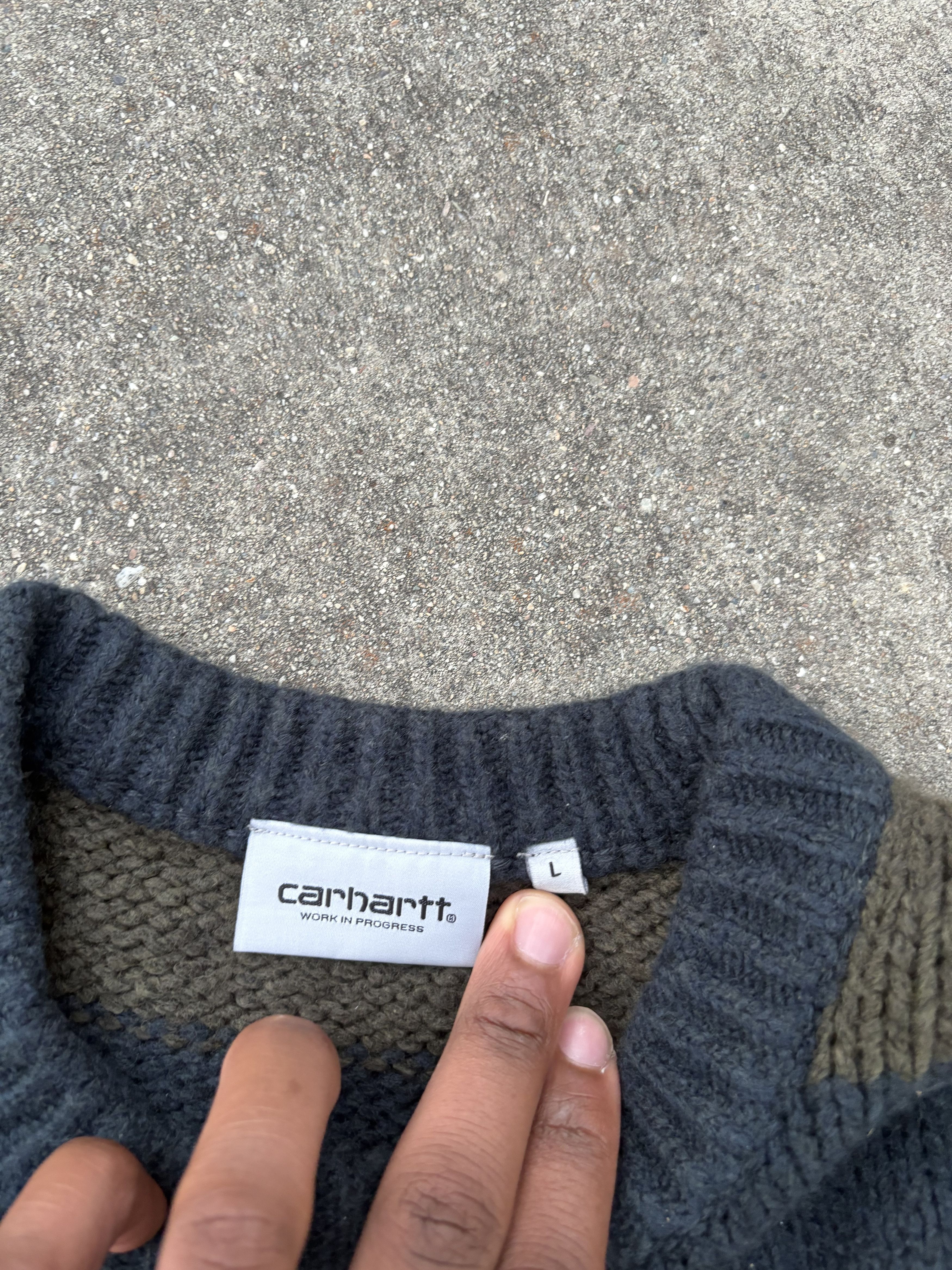 Carhartt Wip Carhartt WIP Knitted Sweater Size US L / EU 52-54 / 3 - 2 Thumbnail