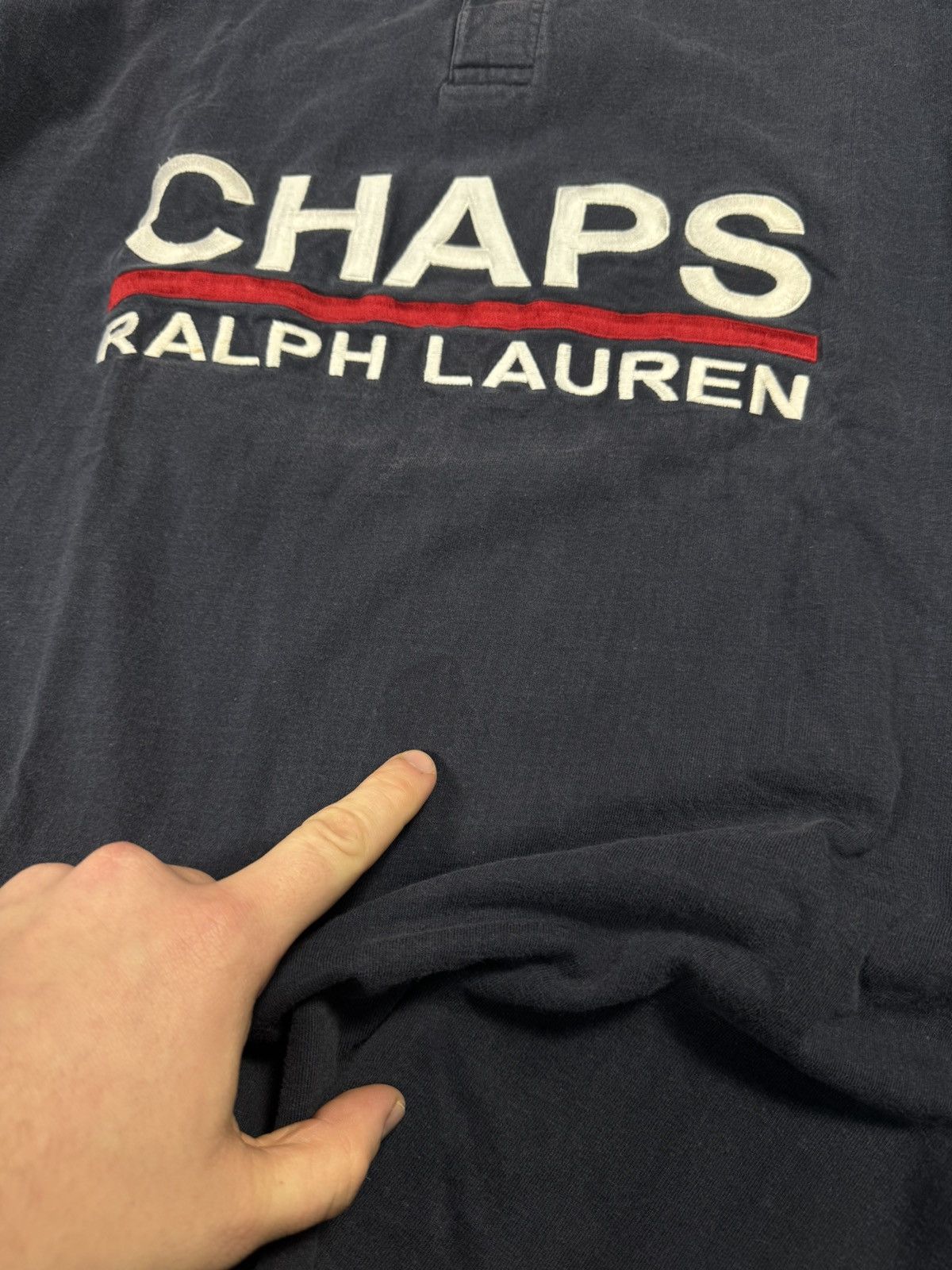 Chaps Ralph Lauren Vintage Ralph Lauren Chaps Rugby Polo Shirt Big Logo Size US M / EU 48-50 / 2 - 3 Thumbnail
