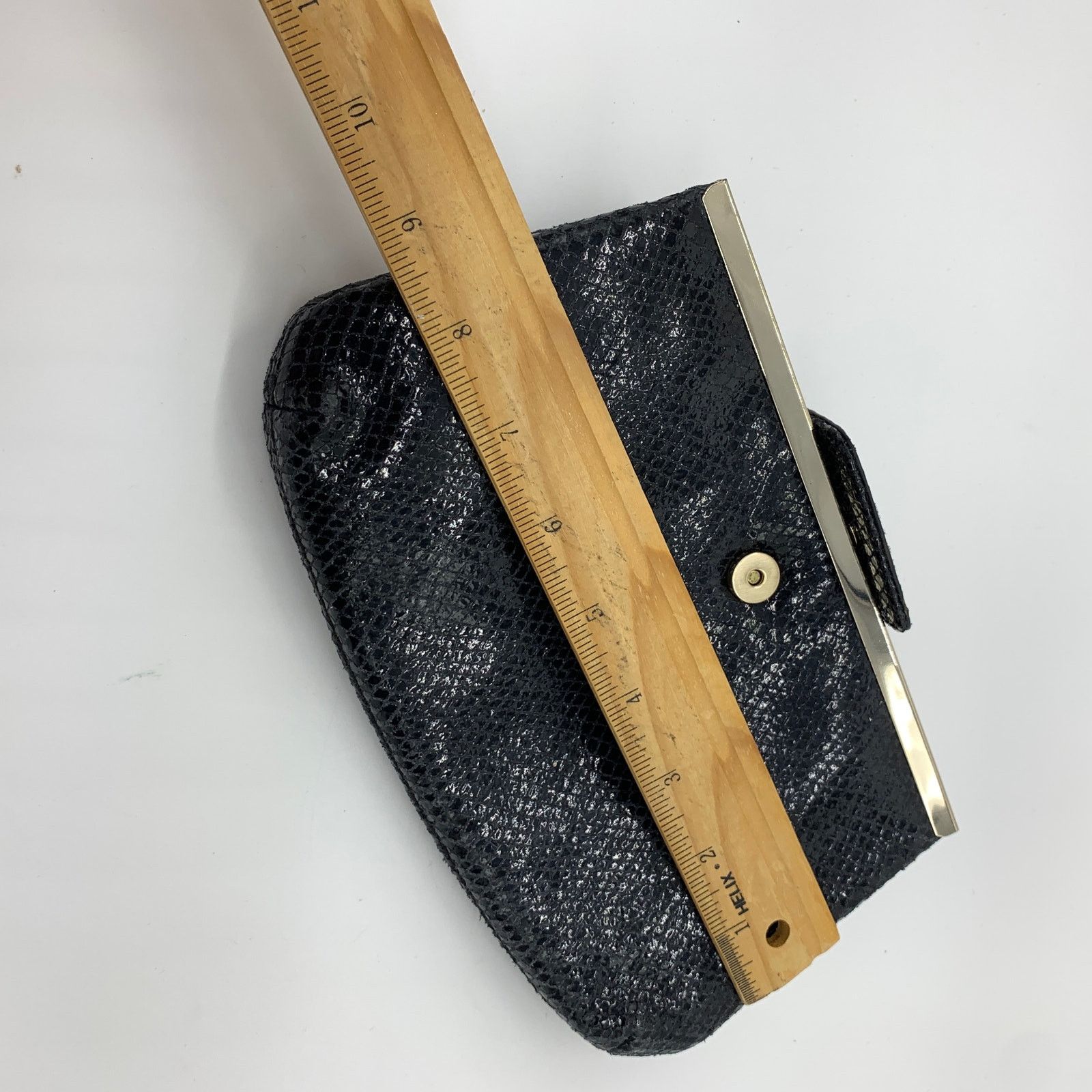 Banana Republic Banana Republic Clutch Womens Small Bag Black Evening Purse Size ONE SIZE - 4 Thumbnail