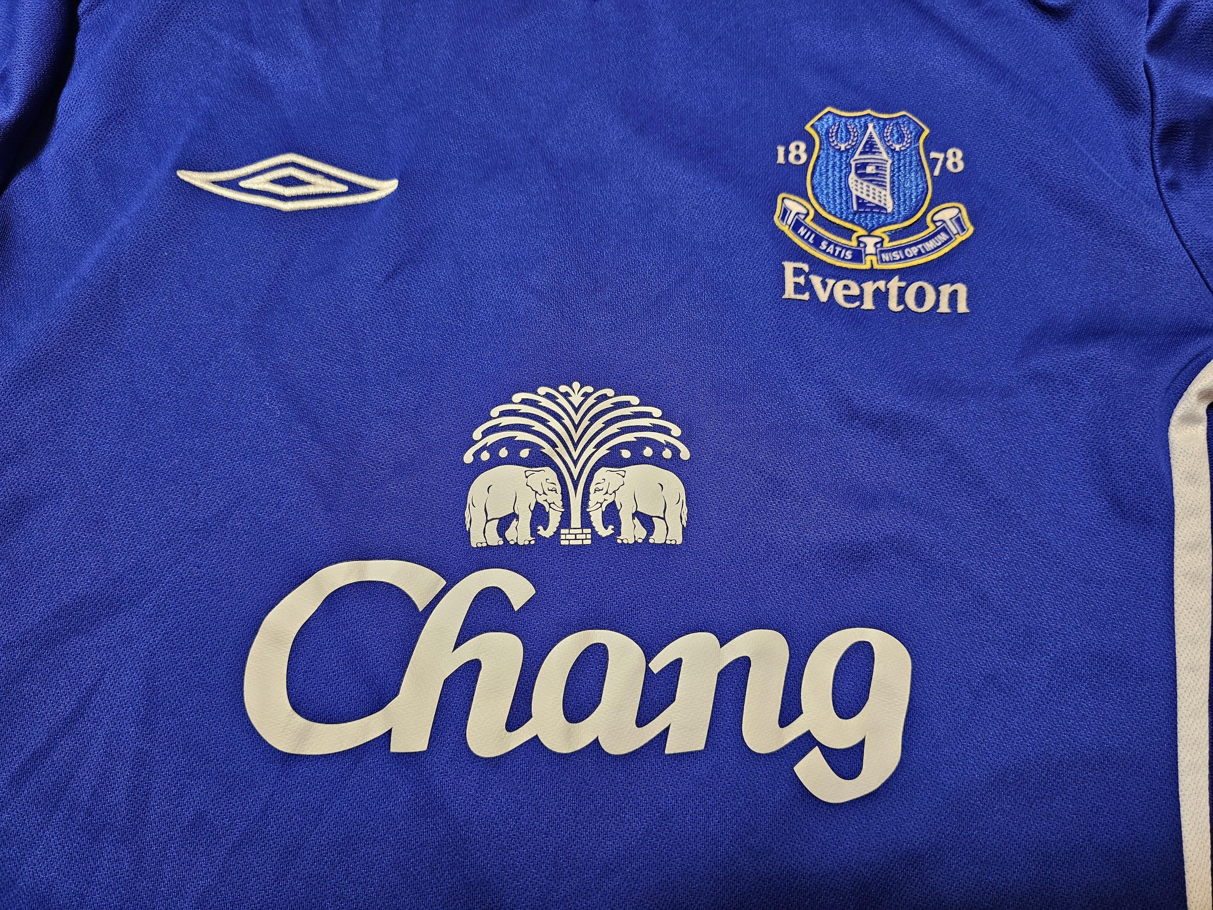 Umbro × Vintage EVERTON 2005 2006 HOME VINTAGE FOOTBALL SHIRT SOCCER JERSEY Size US L / EU 52-54 / 3 - 3 Thumbnail