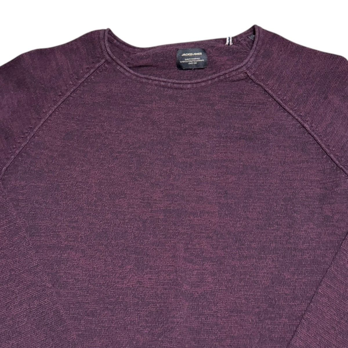 Jack & Jones Jack & Jones JJE Union Knit Maroon Lightweight Sweatshirt S Size US S / EU 44-46 / 1 - 3 Thumbnail
