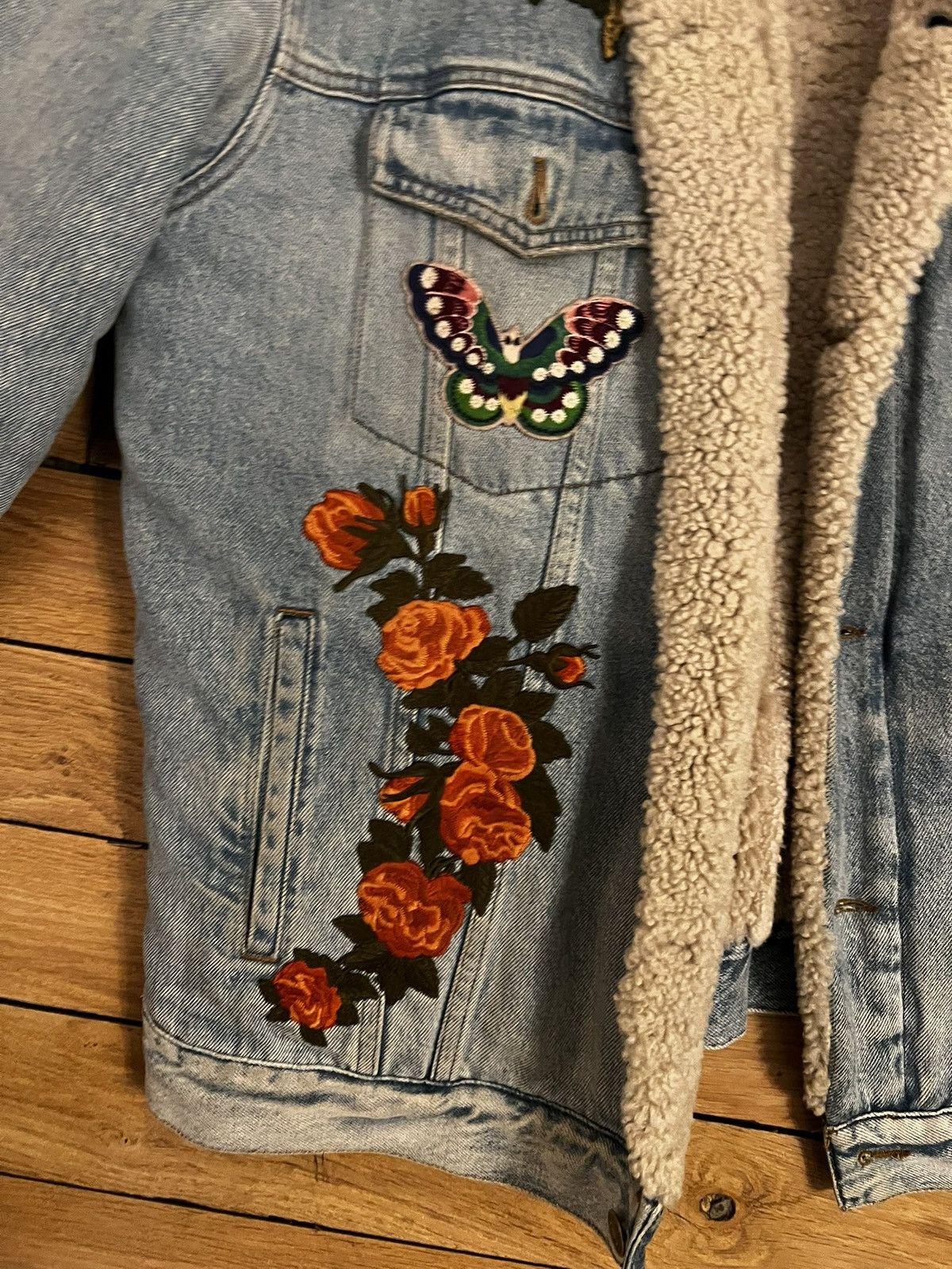 Gucci Gucci denim jacket shearling Size US L / EU 52-54 / 3 - 7 Thumbnail