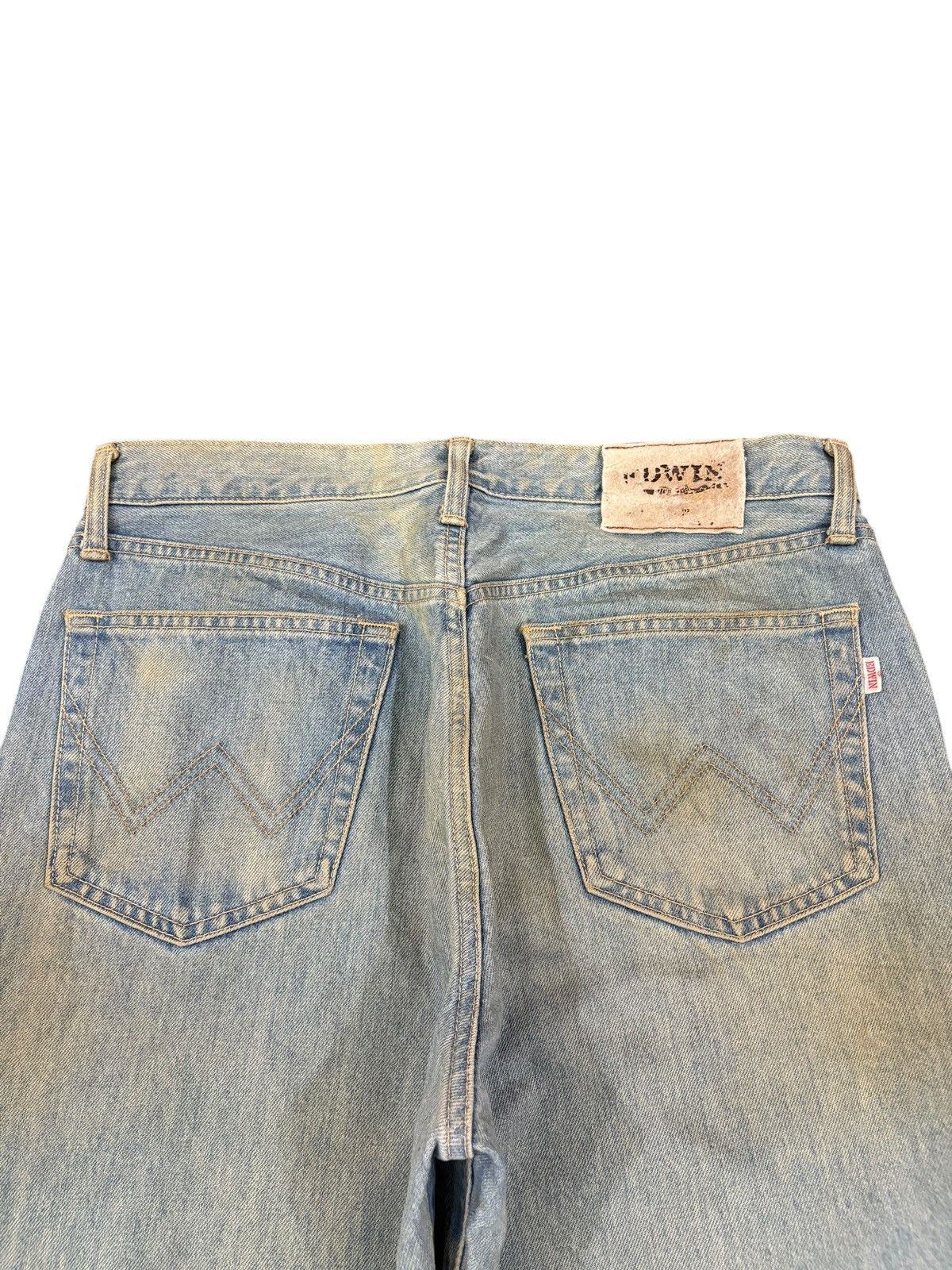 Edwin Vintage Edwin 1994 Mud Wash Distressed Loose Baggy Jeans Size US 34 / EU 50 - 8 Thumbnail