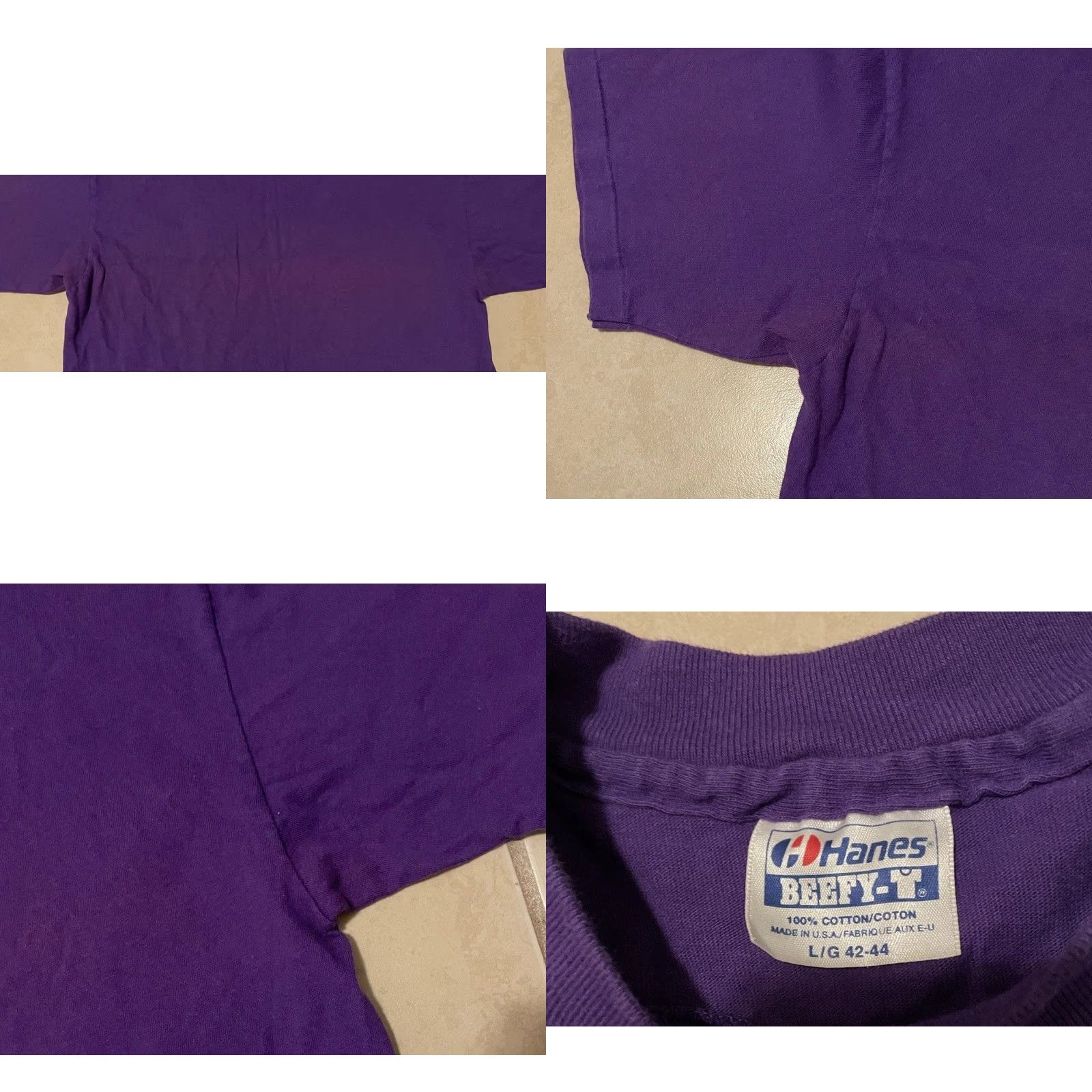 Vintage VINTAGE 90s University of Washington Faded Shirt M Purple Mens T-Shirt College Grunge Track PE Huskies Virginia? Size US M / EU 48-50 / 2 - 8 Thumbnail