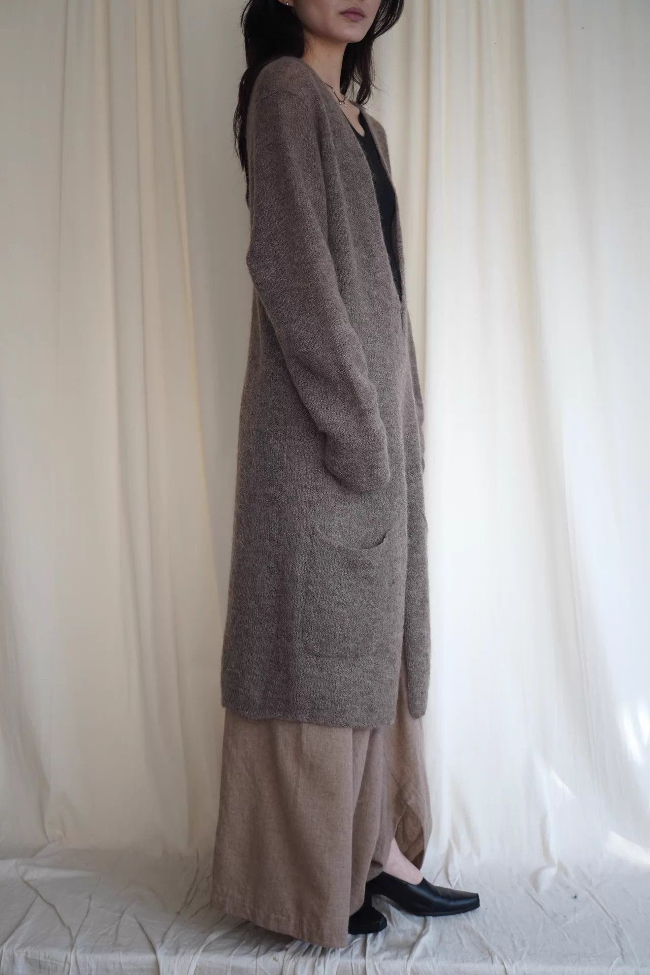 Yohji Yamamoto Yohji Yamamoto 1999AW Deep V Mohair Dress Size 3 9/10 Size L / US 10 / IT 46 - 5 Thumbnail