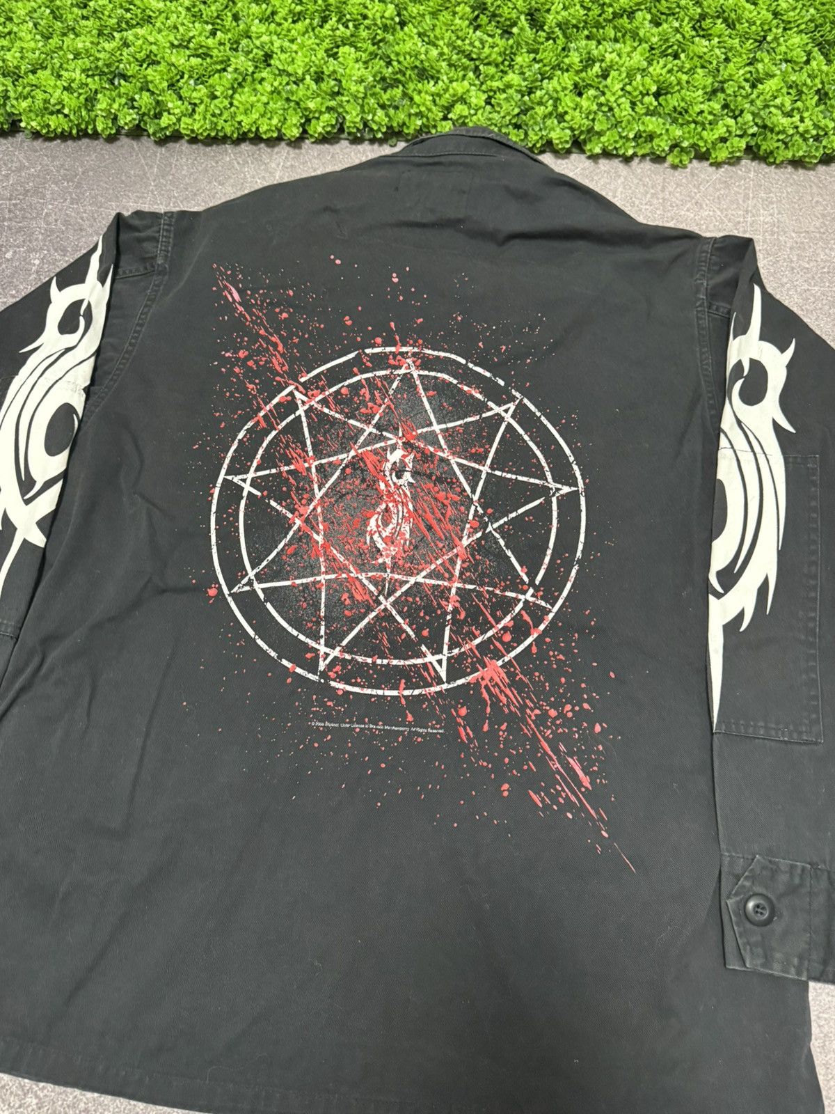 Vintage Vintage Slipknot 2008 Military Jacket Rock Band Y2k Size US L / EU 52-54 / 3 - 14 Thumbnail