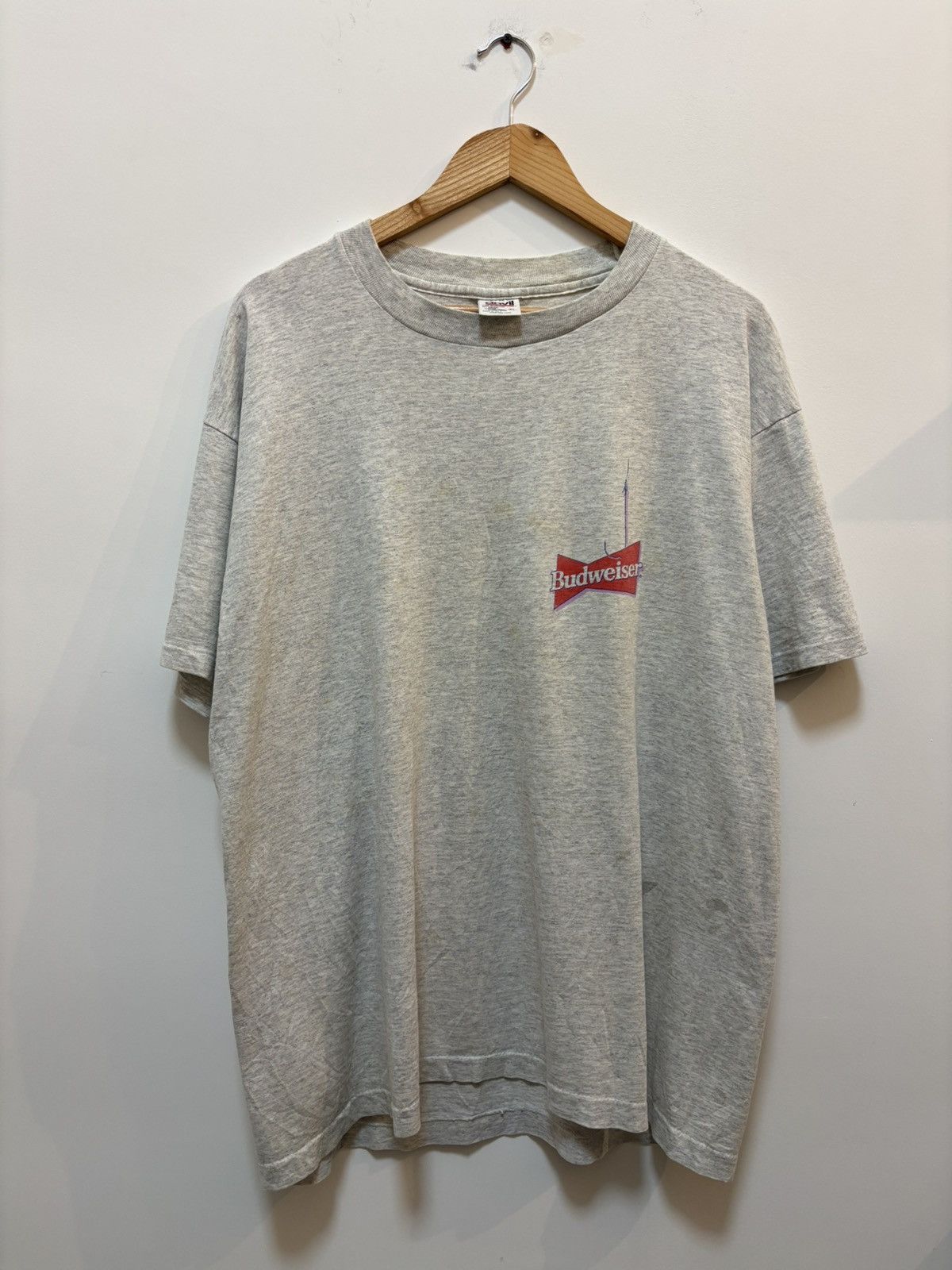 Budweiser Vintage 1992 Budweiser Fishing Tee Size US XL / EU 56 / 4 - 2 Thumbnail