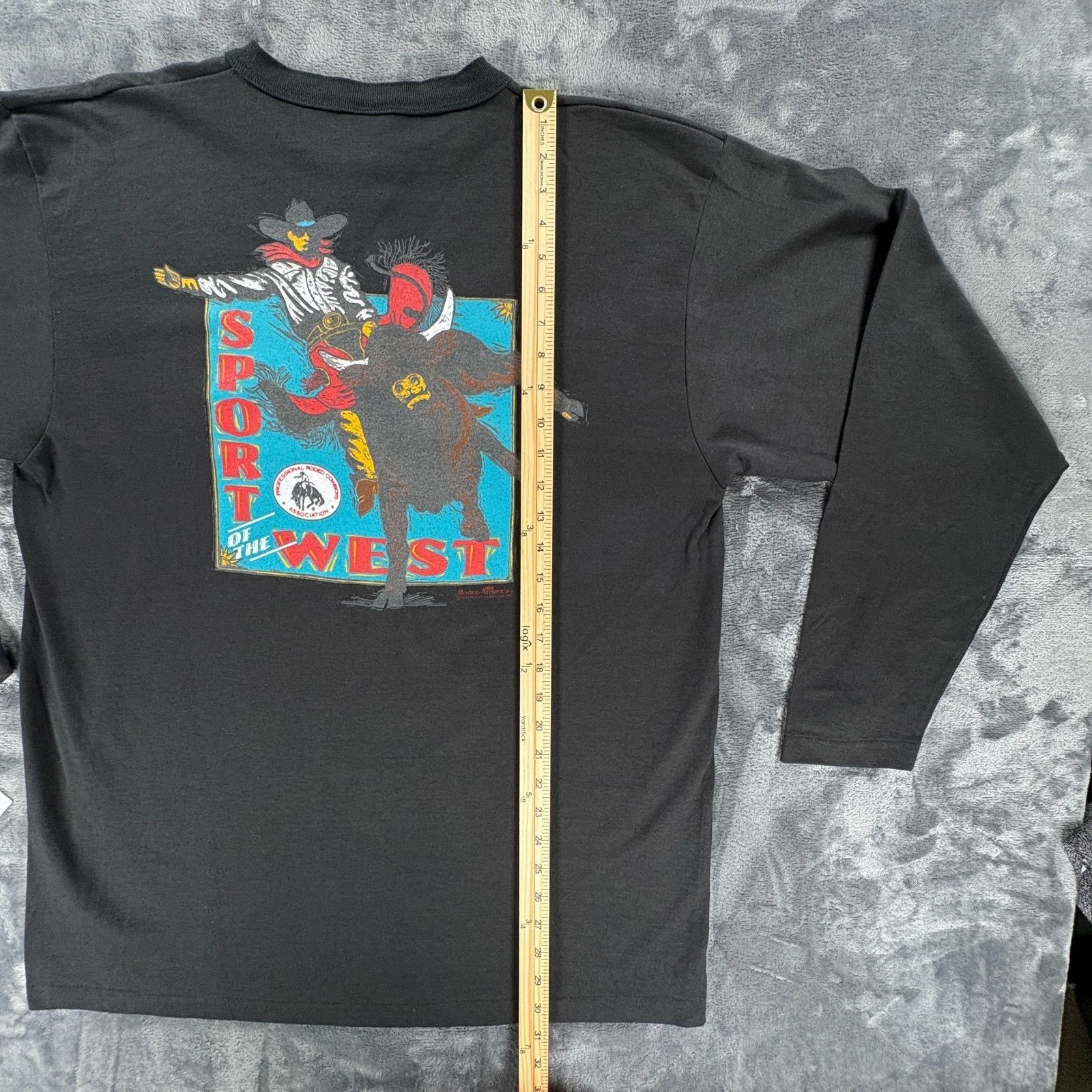 Anvil 1993 Rodeo America Shirt Men XL Long Sleeve Made In USA NWT Size US XL / EU 56 / 4 - 11 Thumbnail