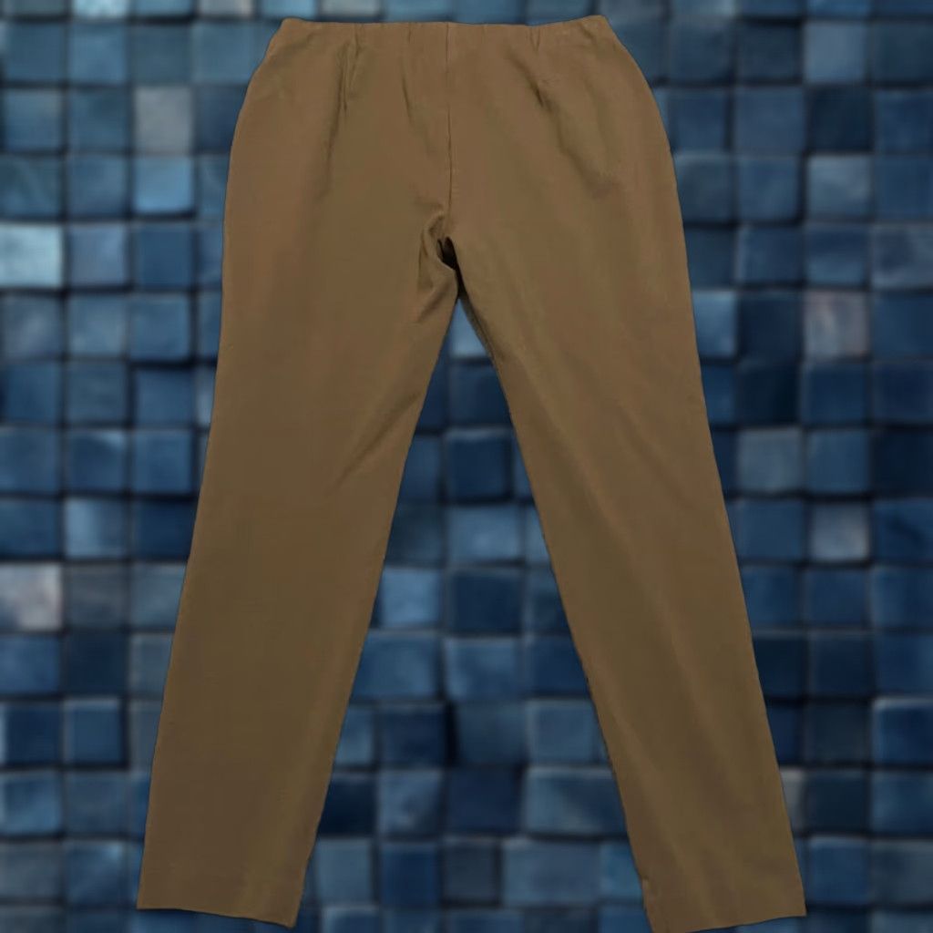 J. Jill J. Jill Womens Pants Leggings PS Brown Skinny Ponte Ankle Pull On Mid Rise Size 28" / US 6 / IT 42 - 1 Thumbnail