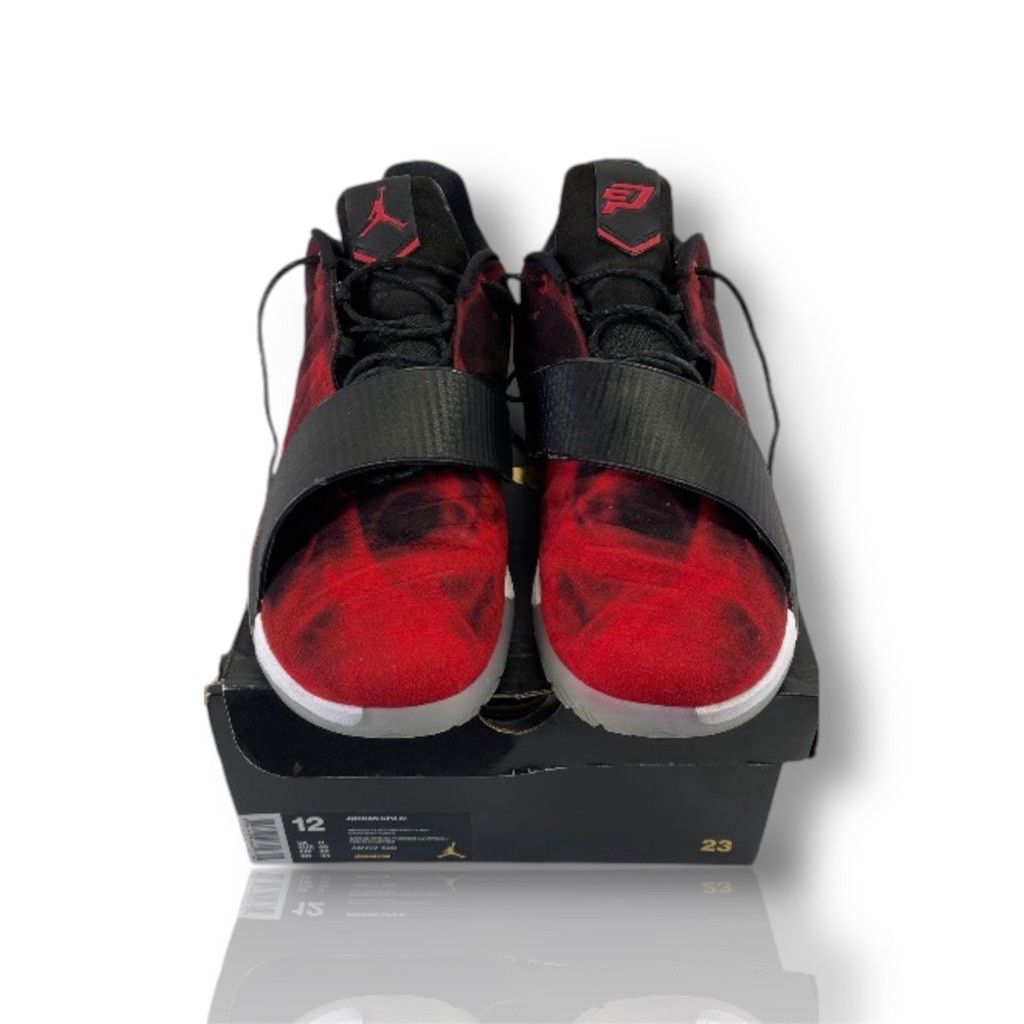 Jordan Brand × Nike Jordan CP3.XII Rocket Fuel Basketball Shoes - Red/Black Size US 12 / EU 45 - 2 Thumbnail