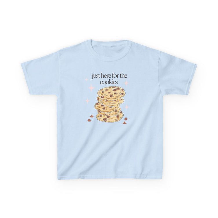 Other Blue Here for the Cookies Baby Tee Cute Funny Graphic Tee Size M / US 6-8 / IT 42-44 - 3 Thumbnail
