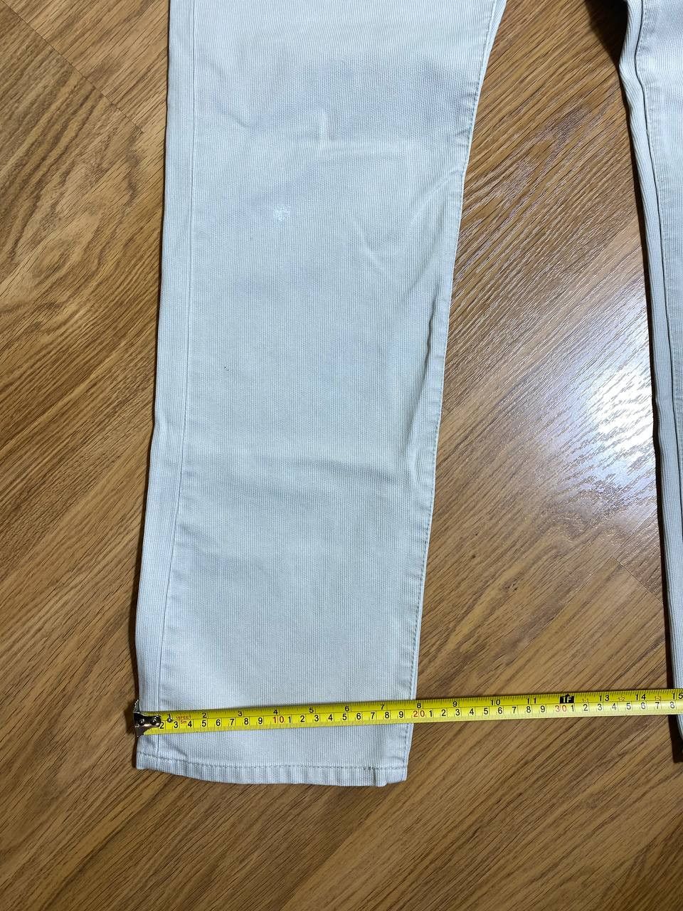 Levi's VINTAGE LEVIS 501 DISTRESS White WASH JEANS Size US 32 / EU 48 - 7 Thumbnail