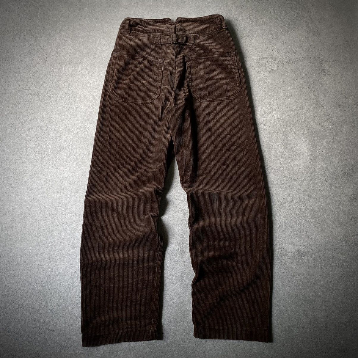 marithe francois girbaud corduroy buckle back pants