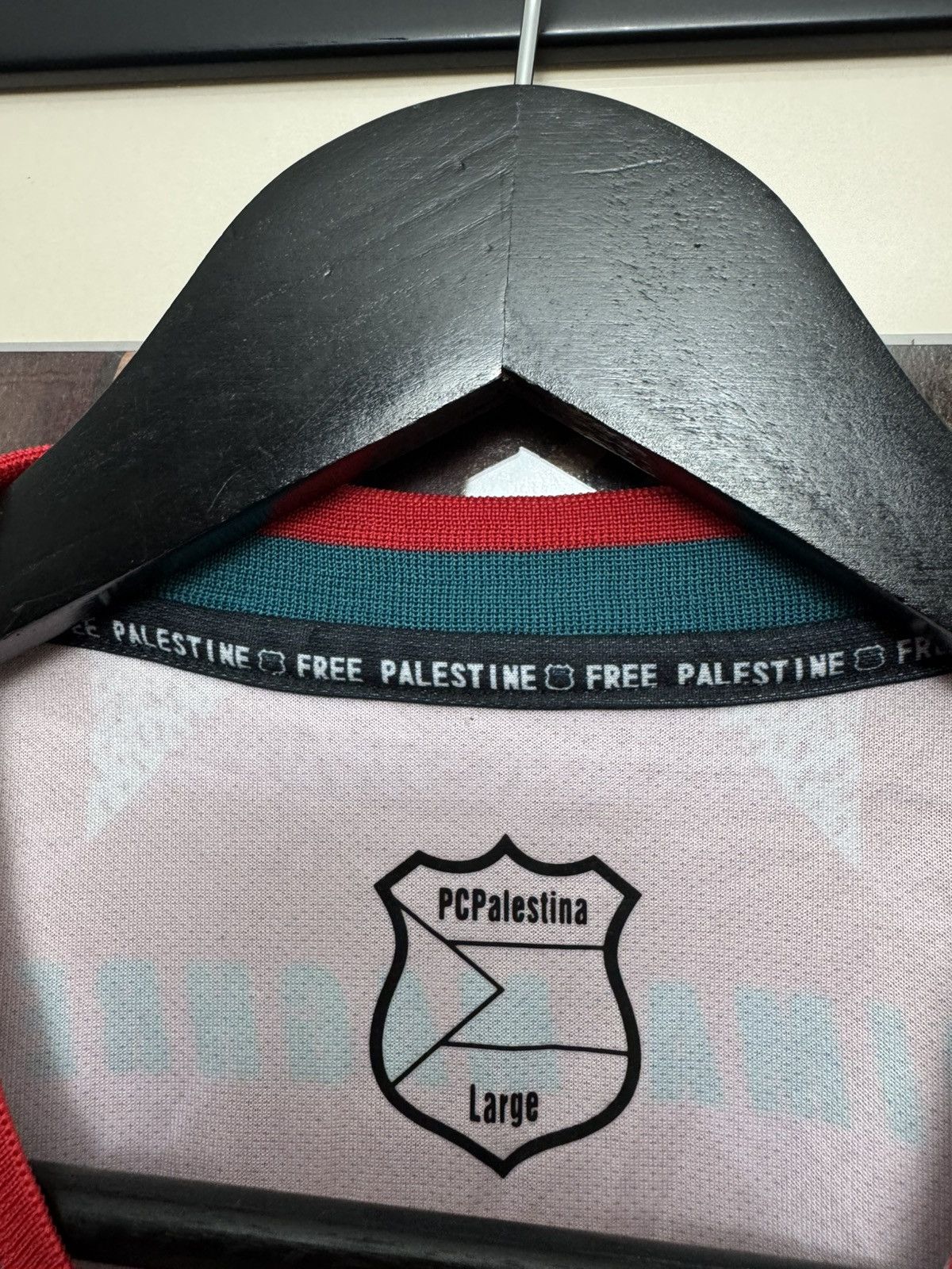 Vintage Palestina Marokko Fullprint Jersey Free Palestine Football Size US L / EU 52-54 / 3 - 6 Thumbnail