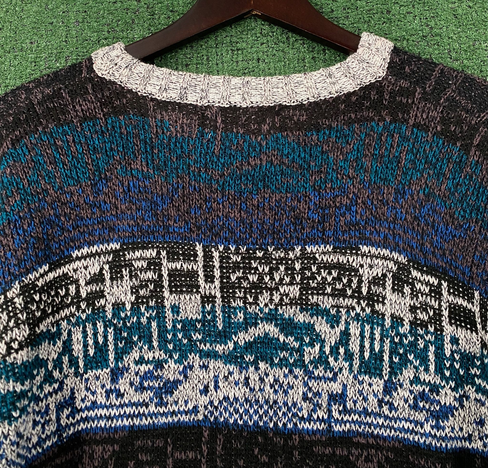 Method 90’s Method Colorful Patterned Knit Sweater Men’s Medium Size US M / EU 48-50 / 2 - 6 Thumbnail