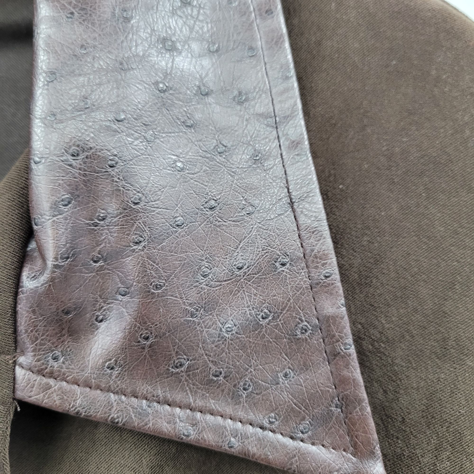 Vintage Vtg Vegan Ultrasuede Shacket Sz 16 Brown Equestrian Trench B Size XXL / US 16-18 / IT 52-54 - 4 Thumbnail