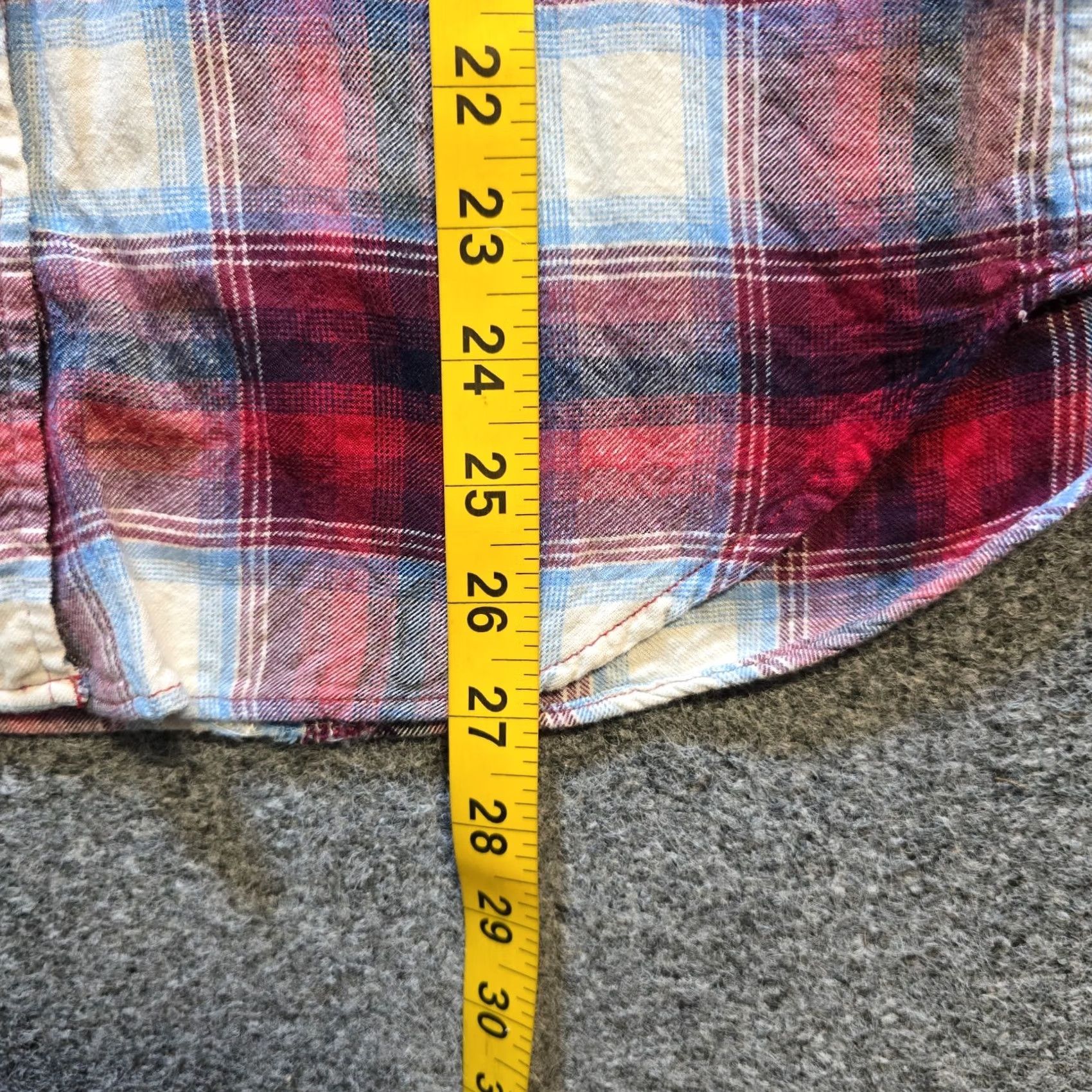 Gap Gap Top Womens Size Small Red Plaid Flannel Pendleton Button Up Casual Outdoors Shirt Size S / US 4 / IT 40 - 7 Thumbnail