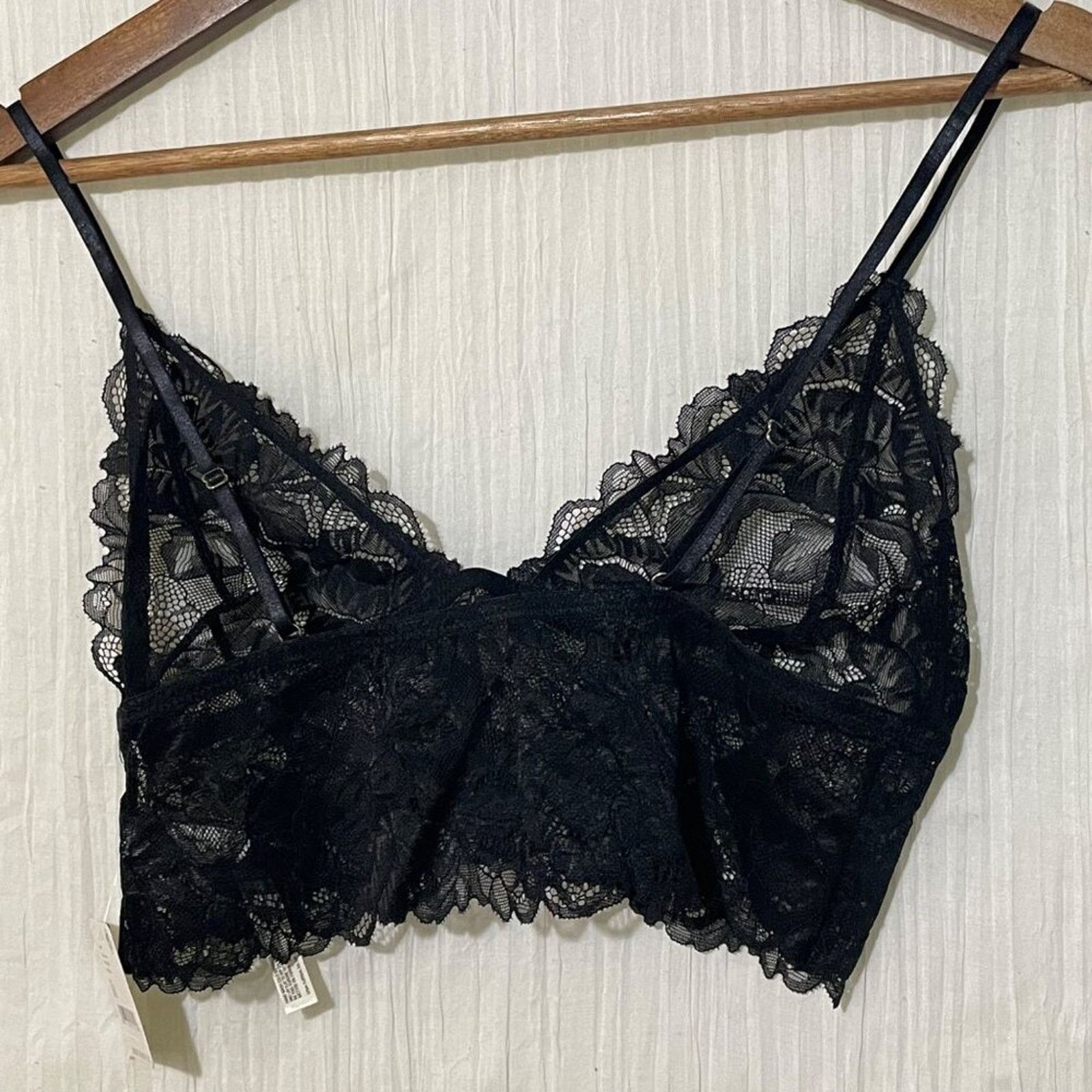Free People FREE PEOPLE Intimates Lace Longline Bralette 2- Pack Medium Size ONE SIZE - 12 Thumbnail