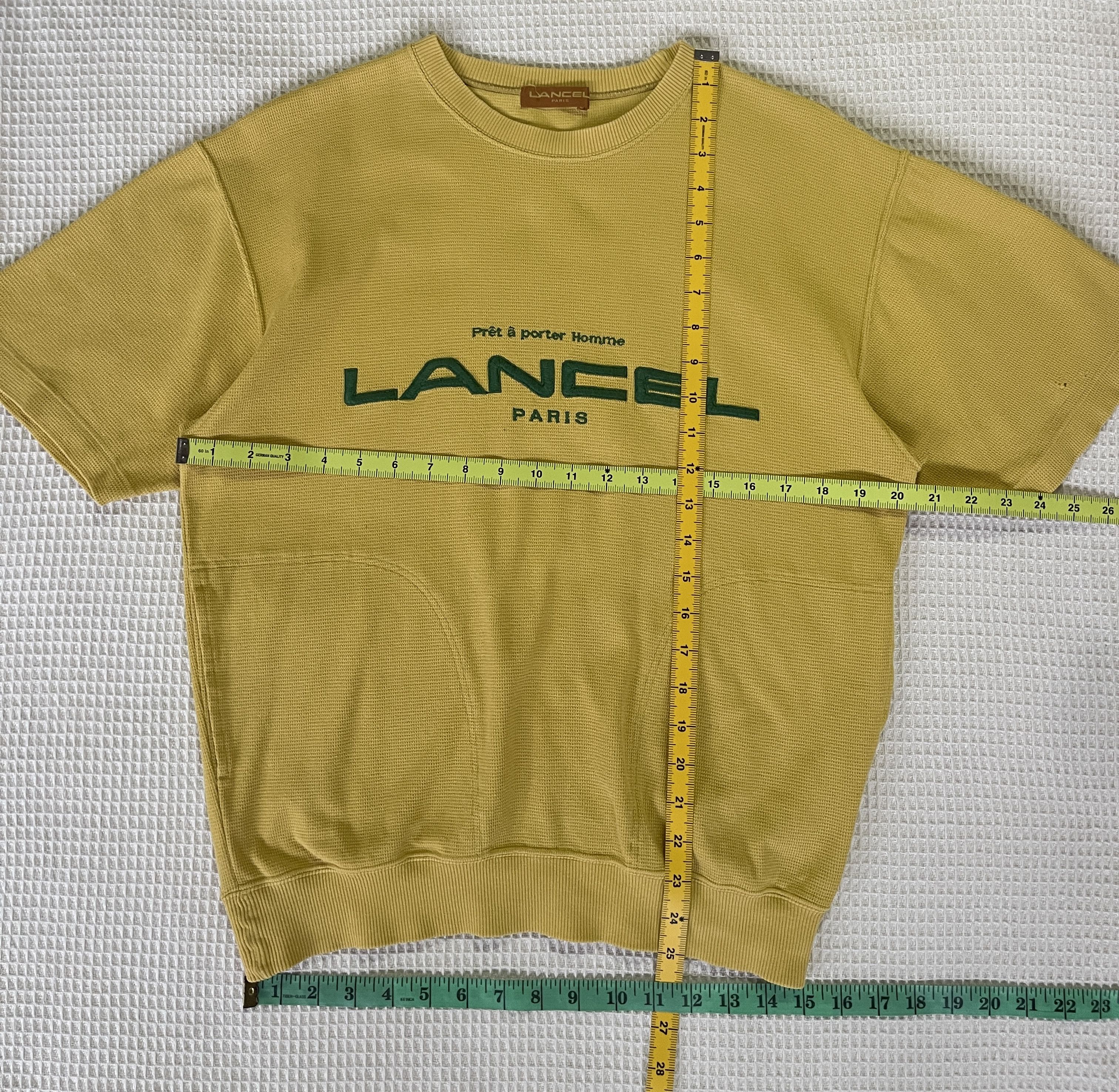 Lancel × Vintage Vintage’90s🔥LANCEL PARIS🔥Spell Out Embroidery Sweatshirt Size US M / EU 48-50 / 2 - 3 Thumbnail