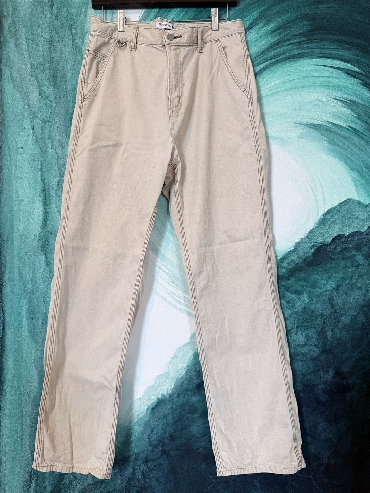 JW Anderson × Uniqlo Uniqlo Beige Casual Pants Size US 30 / EU 46 - 1 Thumbnail