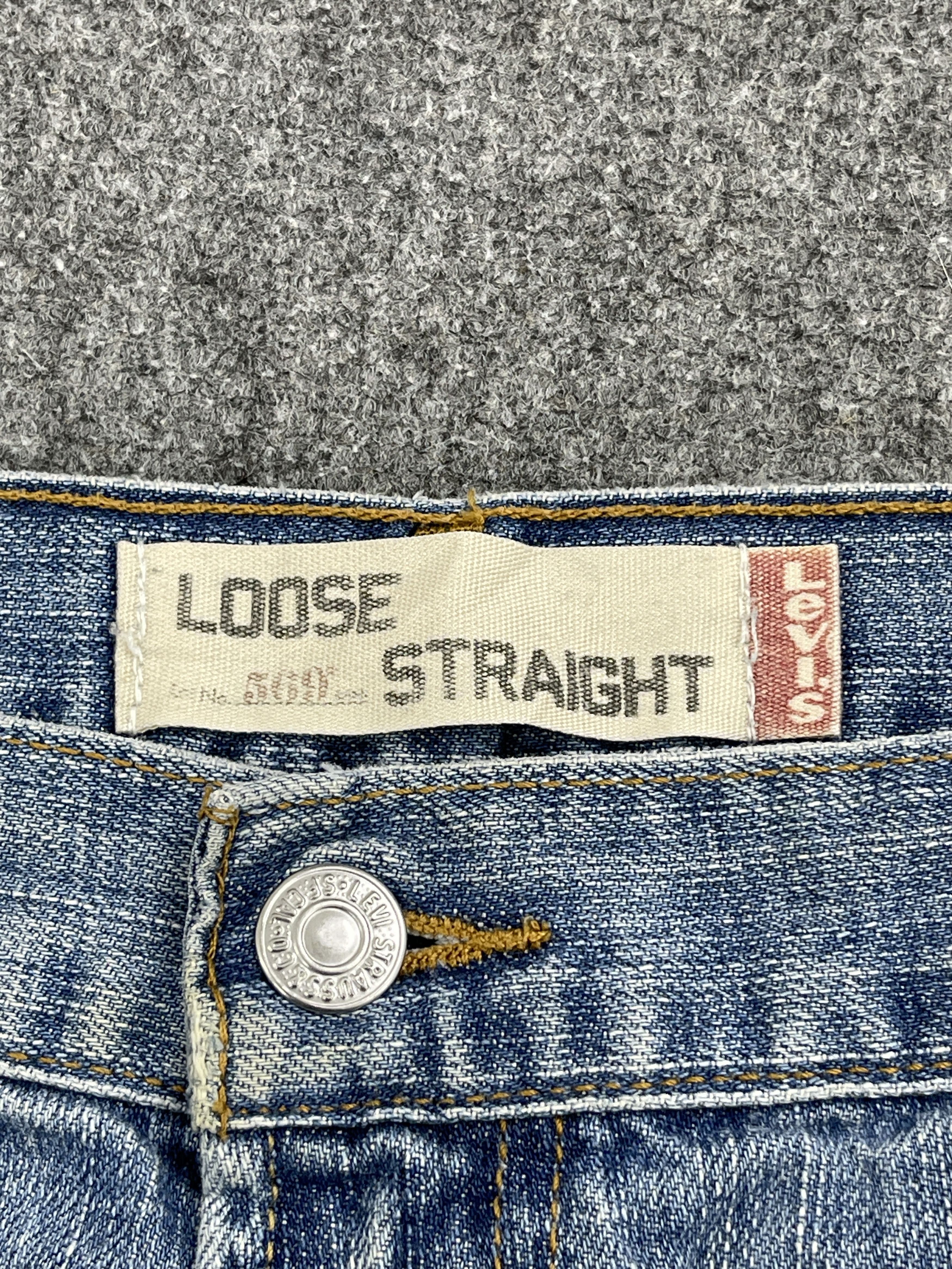 Levi's Vintage Levis 569 Loose Straight Baggy Jeans DP2511 Size US 35 - 8 Thumbnail