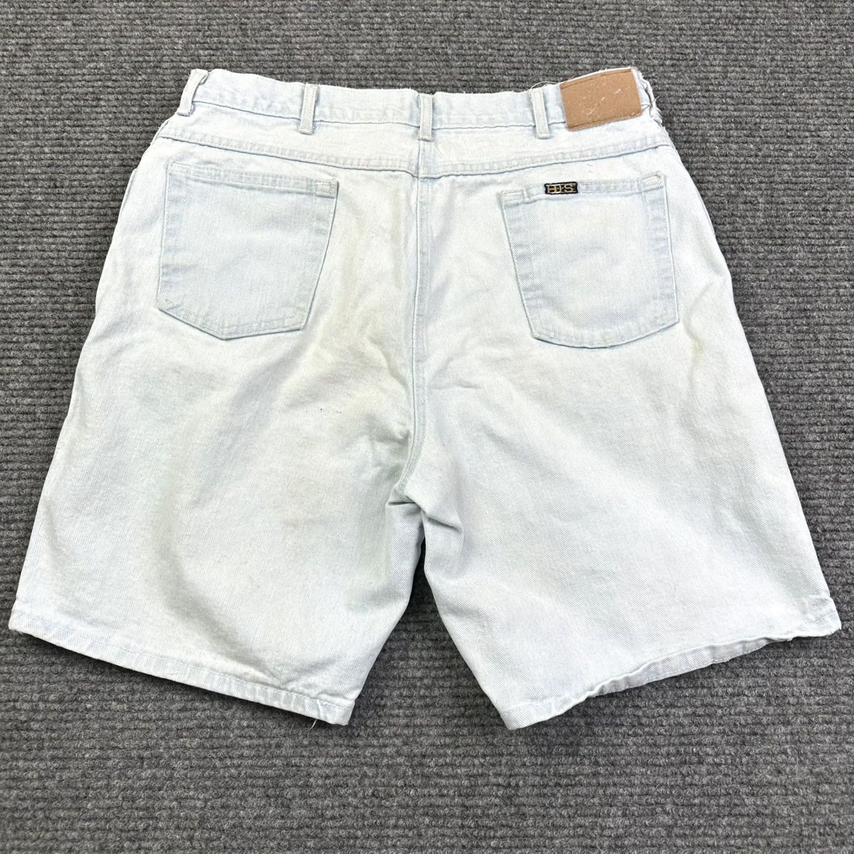 Vintage VINTAGE HIS Blues Denim Shorts Jeans Adult 33in Waist 90s Made In USA Blues Jeans Shorts Mens Size US 33 - 3 Thumbnail