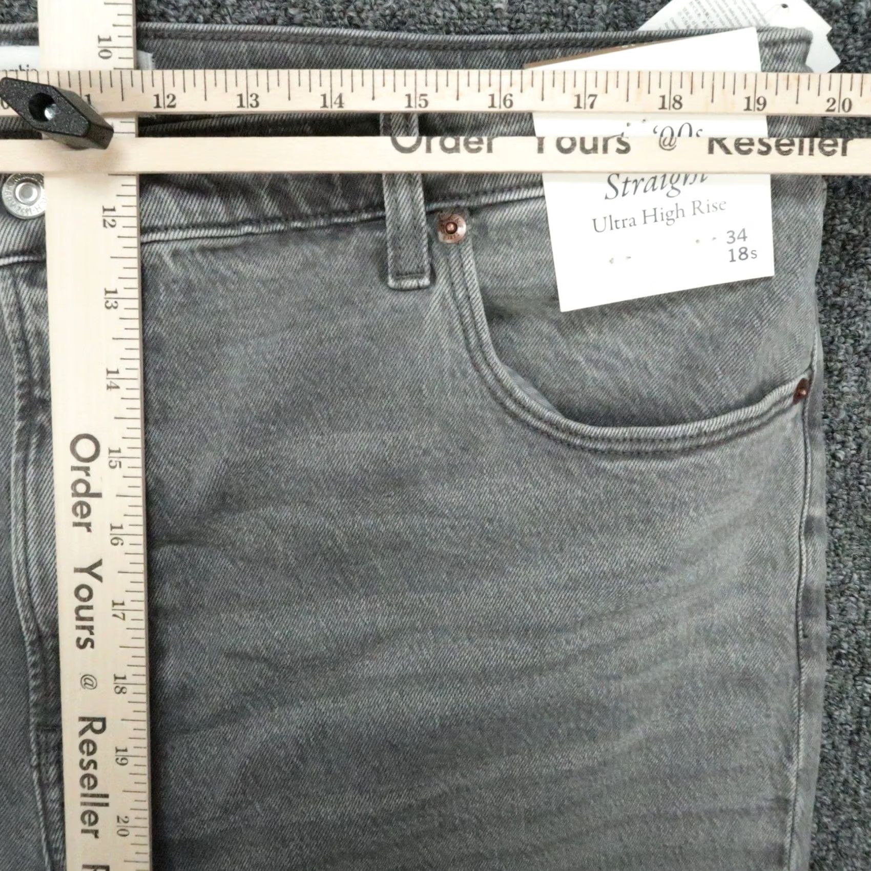 Abercrombie & Fitch Abercrombie & Fitch Jeans Women 34 38 in Gray Straight 5-Pocket Denim Vintage No XS? Size 24" / US 00 / IT 34 - 7 Thumbnail