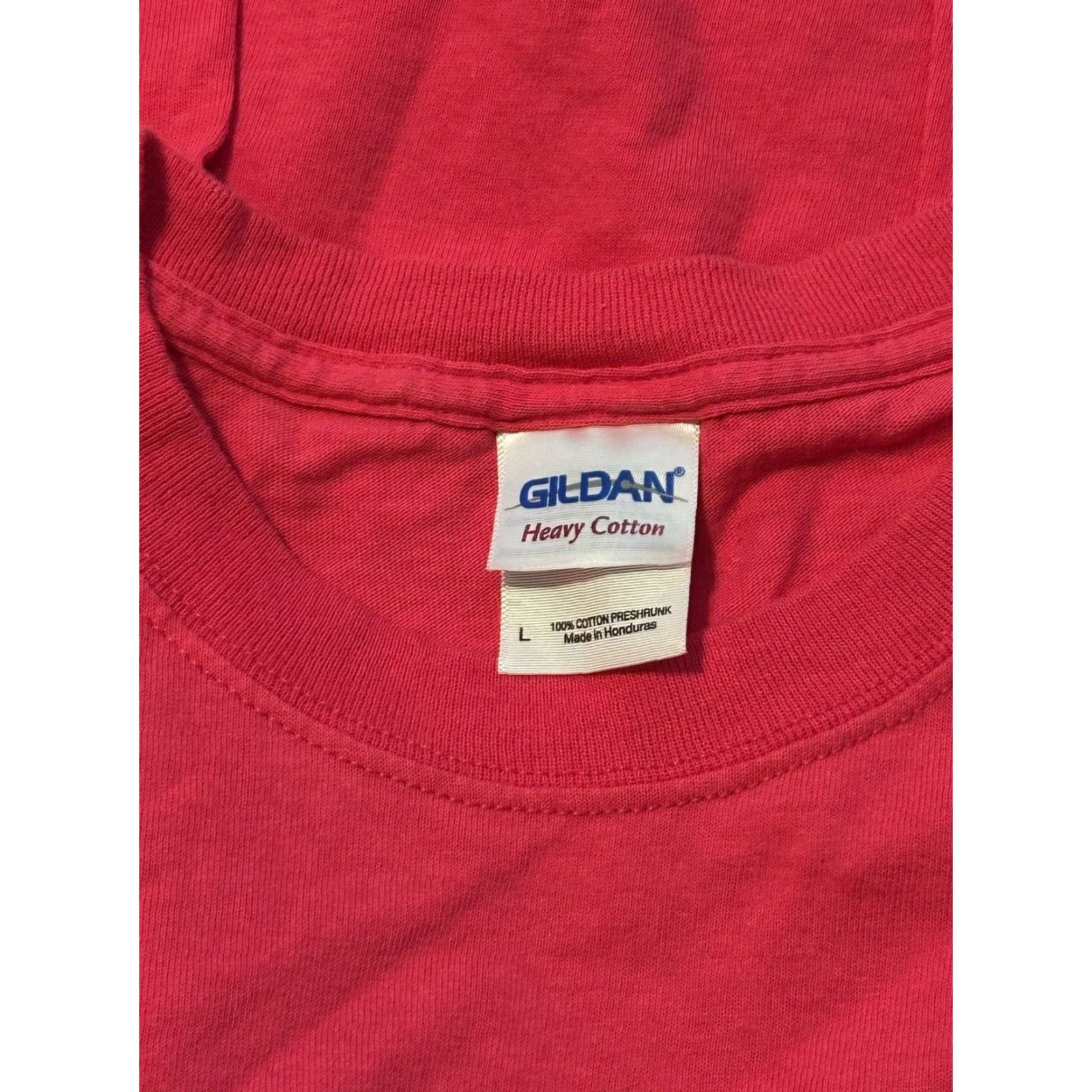 Gildan GILDAN Women's T-Shirt Pink Size L Embroidered "DELTA" Crew Neck Short Sleeve Casual Size L / US 10 / IT 46 - 3 Thumbnail