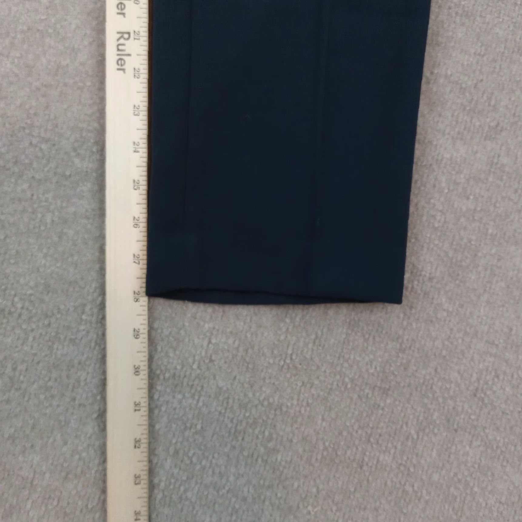 Talbots Talbots Women's Blue Straight Leg Dress Pants Petite 8P Stretch Casual Office Wear Size 30" / US 8 / IT 44 - 3 Thumbnail