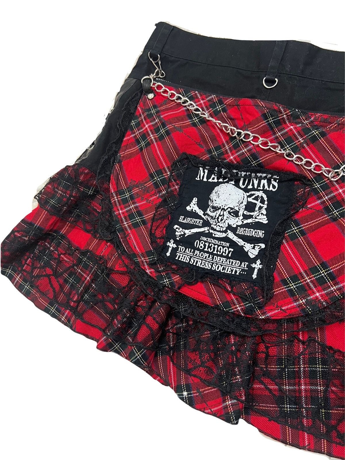 Japanese Brand Madpunks mini skirt 🧛🏻‍♀️🖤 Size 28" / US 6 / IT 42 - 5 Thumbnail