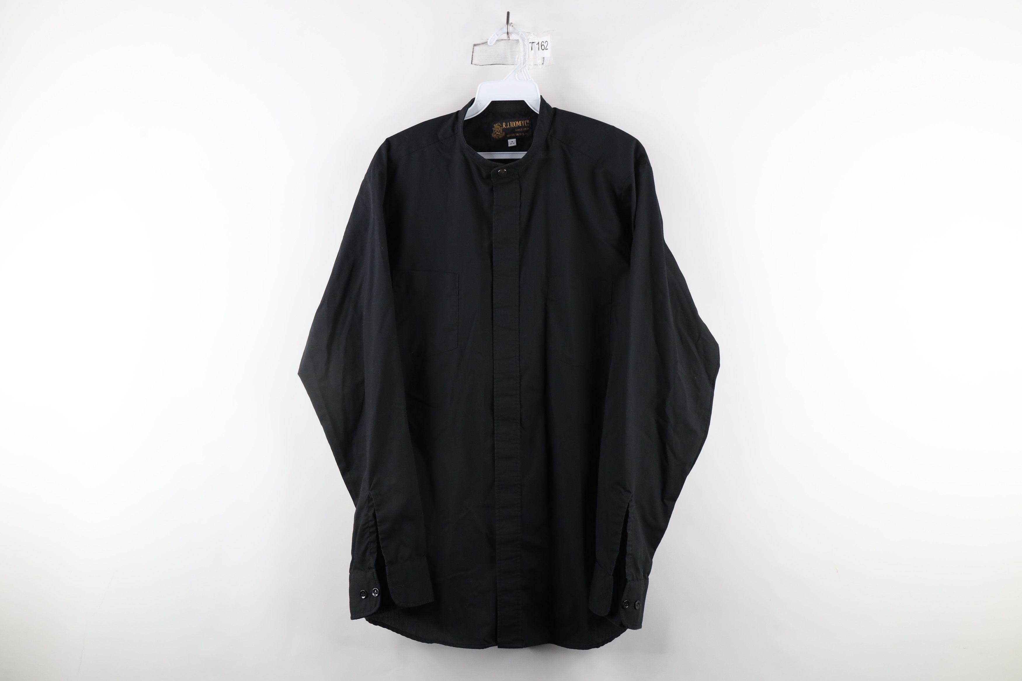 Vintage Vintage 60s 70s Streetwear Collar Button Shirt Black USA Size US M / EU 48-50 / 2 - 1 Thumbnail