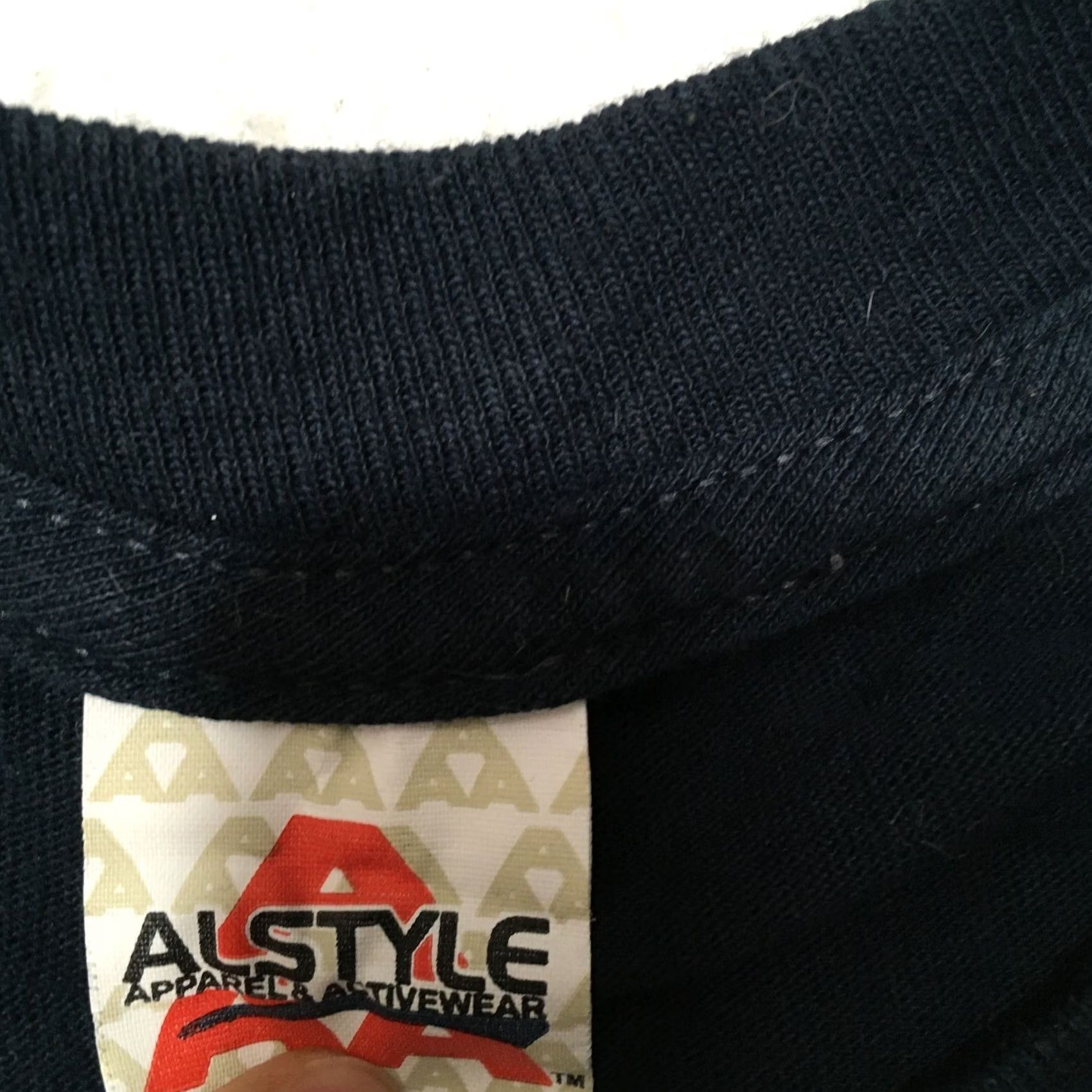 Vintage embroidered spellout Hollywood Shirt Mens XL Slim Blue Size US XL / EU 56 / 4 - 4 Thumbnail