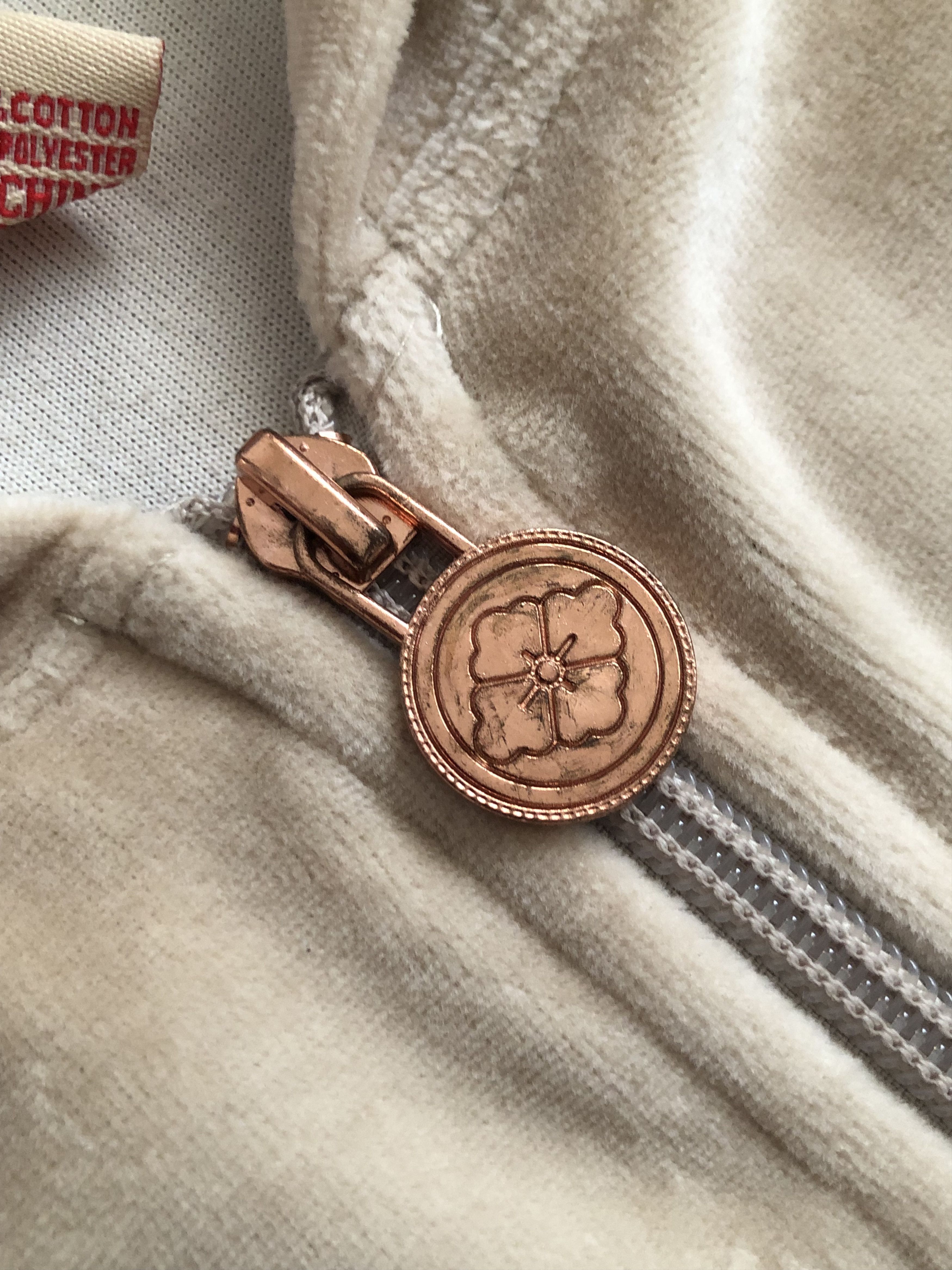 Evisu EVISU DONNA VELVET ZIPPER HOODIE Size S / US 4 / IT 40 - 6 Thumbnail