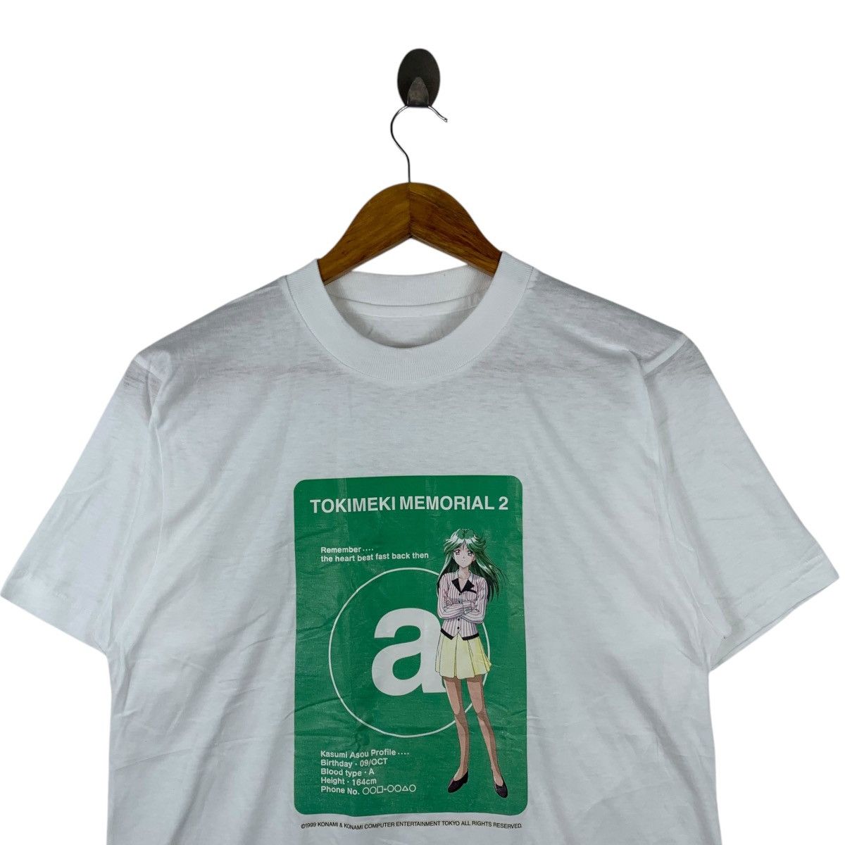 Vintage Vintage TOKIMEKI MEMORIAL 2 Japanese Dating Game Shirt Size US S / EU 44-46 / 1 - 2 Thumbnail