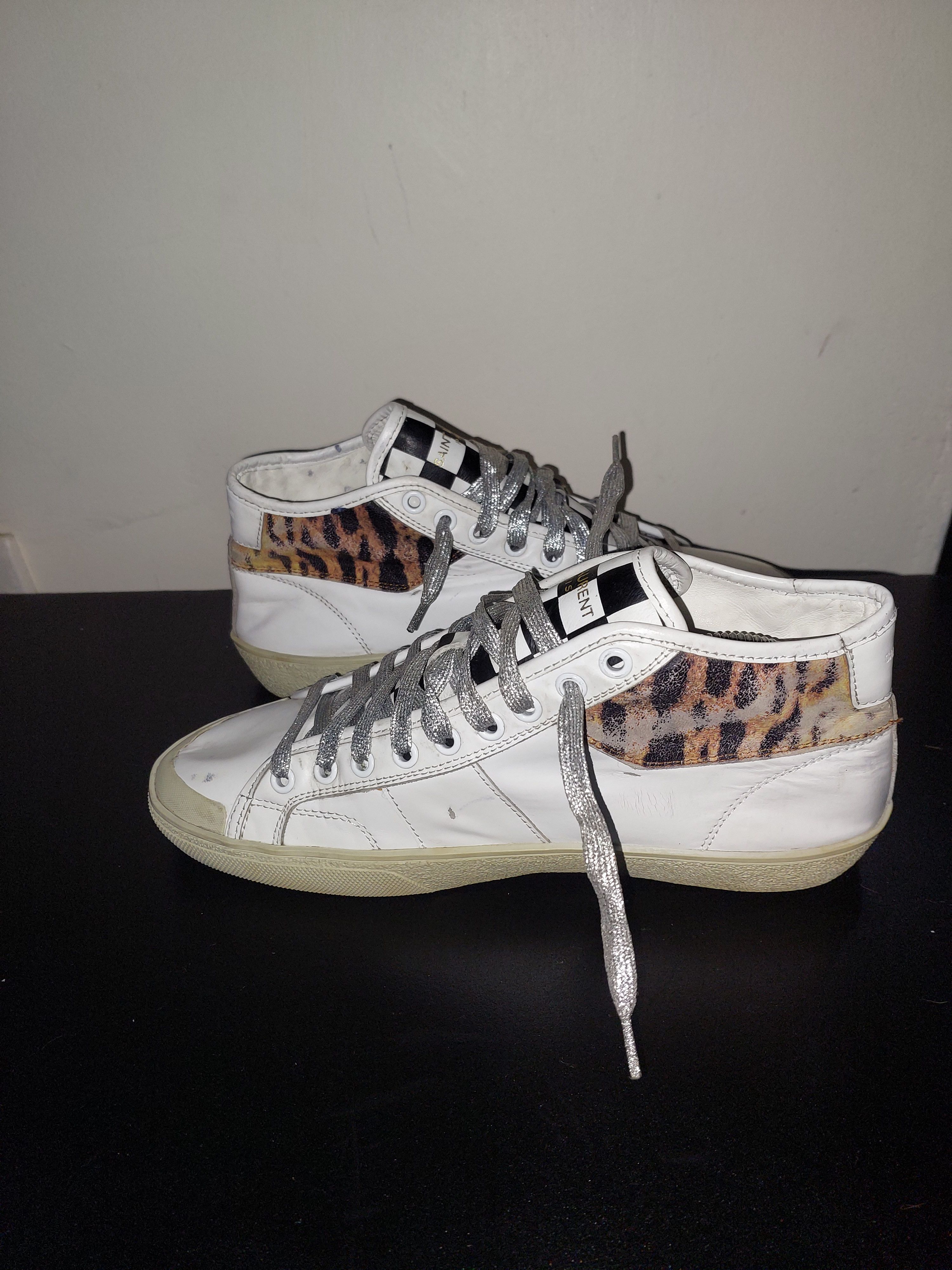 Saint Laurent Paris Hedi Surf Sound SL37 High Canvas sneakers Size US 7 / EU 40 - 3 Thumbnail